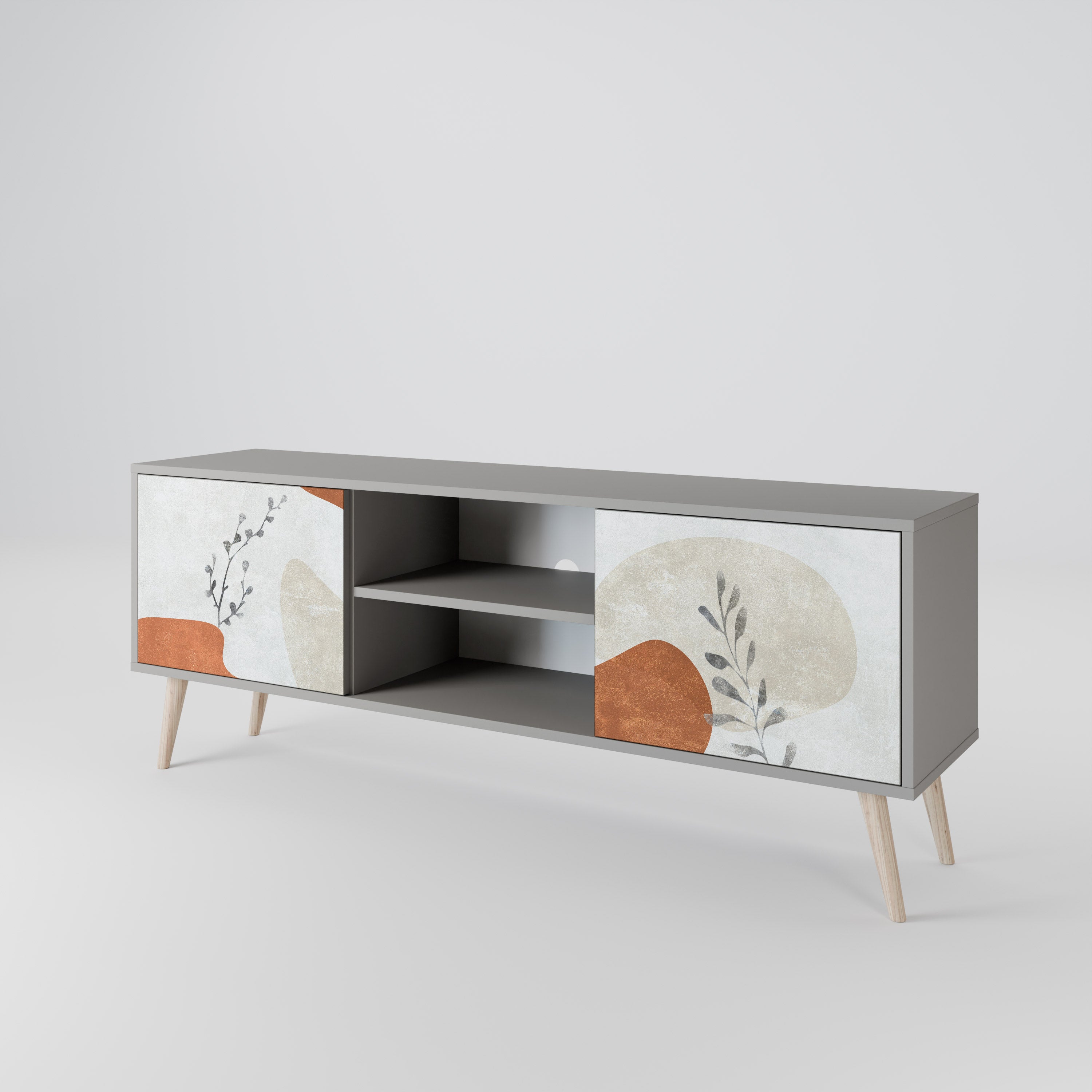 TRANQUIL TWIG 2-Door TV Cabinet