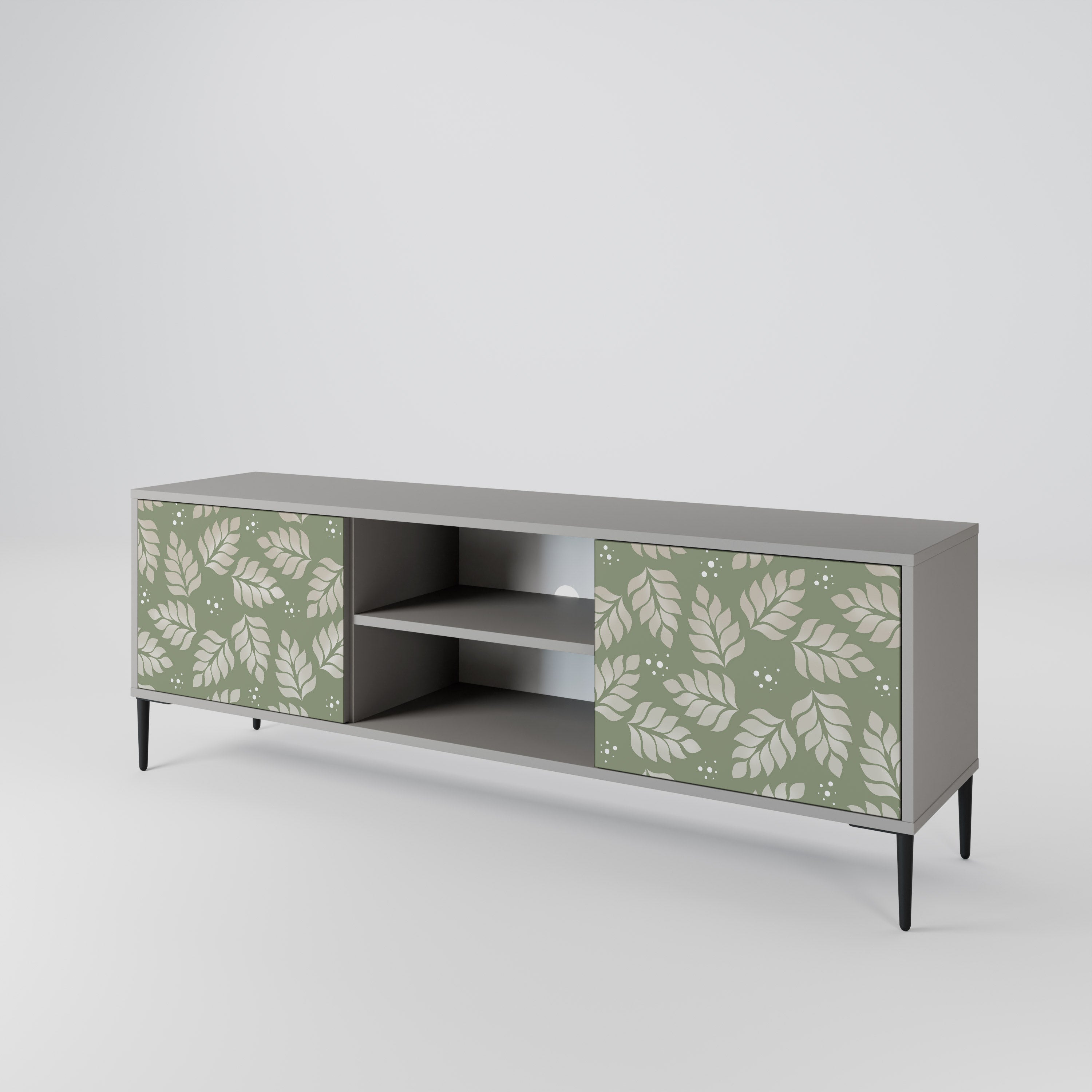 LEAVES ON GREEN 2-Door TV Cabinet