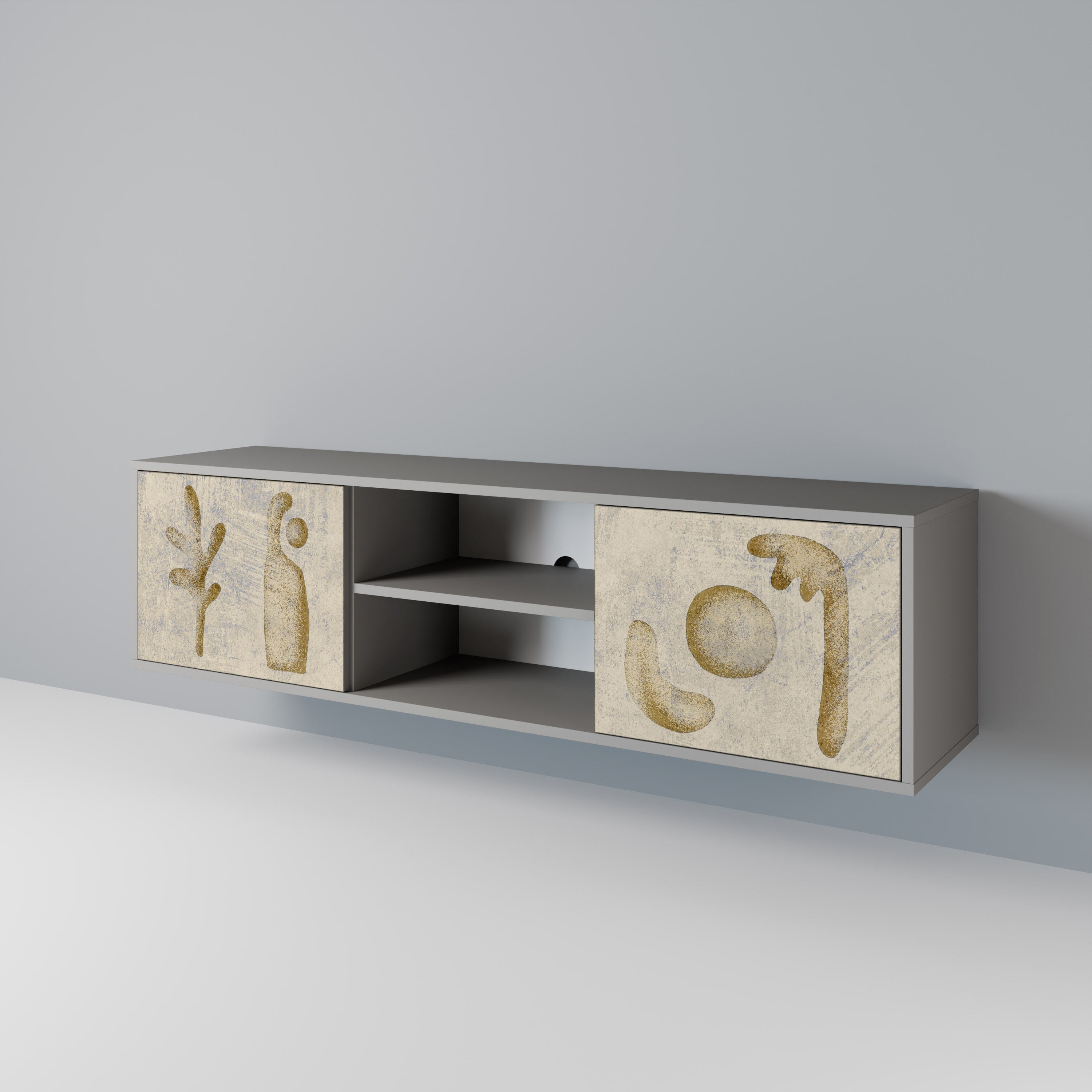 SAND SCULPTURES 2-Door TV Cabinet