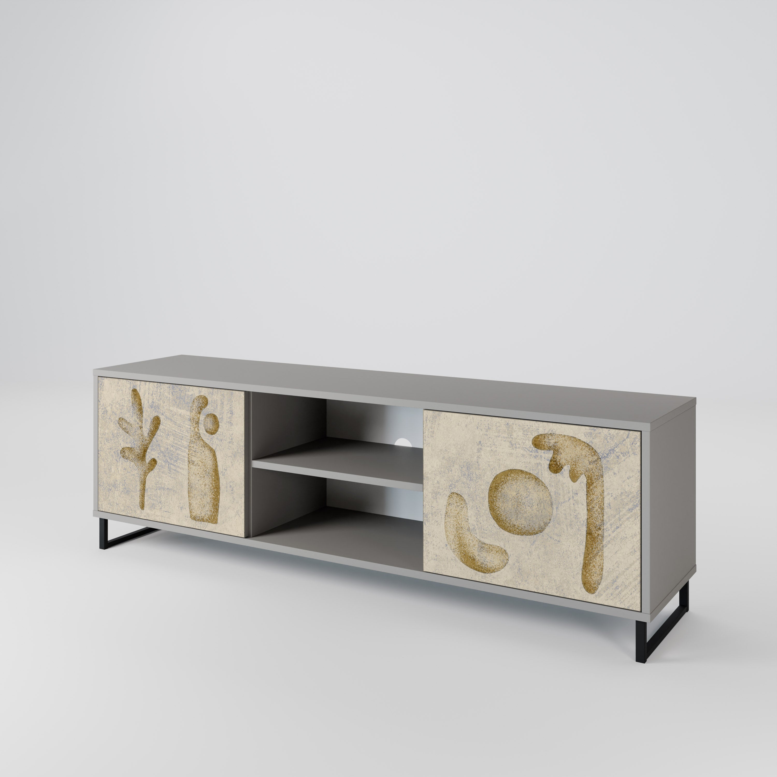 SAND SCULPTURES 2-Door TV Cabinet