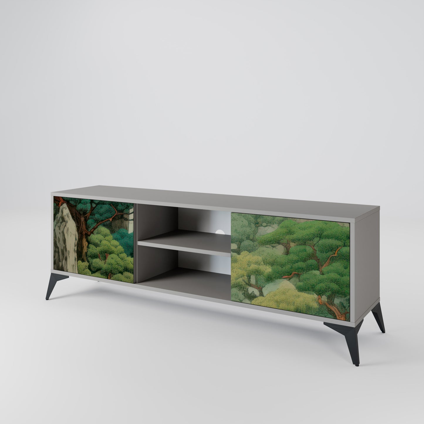 VERDURE ABYSS Dvoudveřový TV stolek