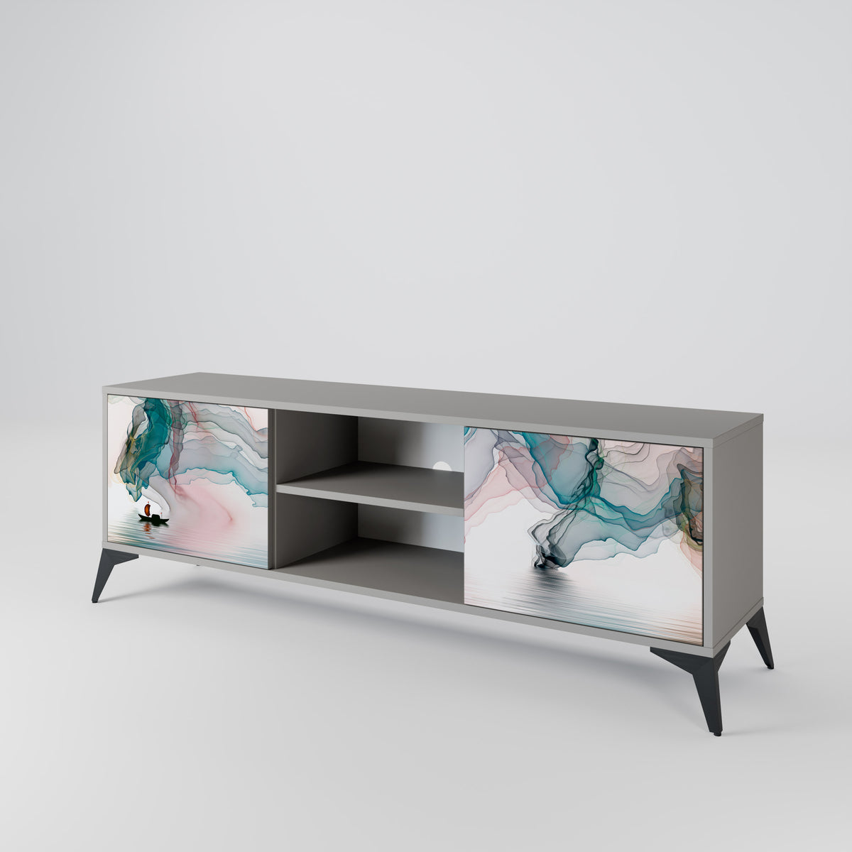 VELVET CROSSING Dvoudveřový TV stolek