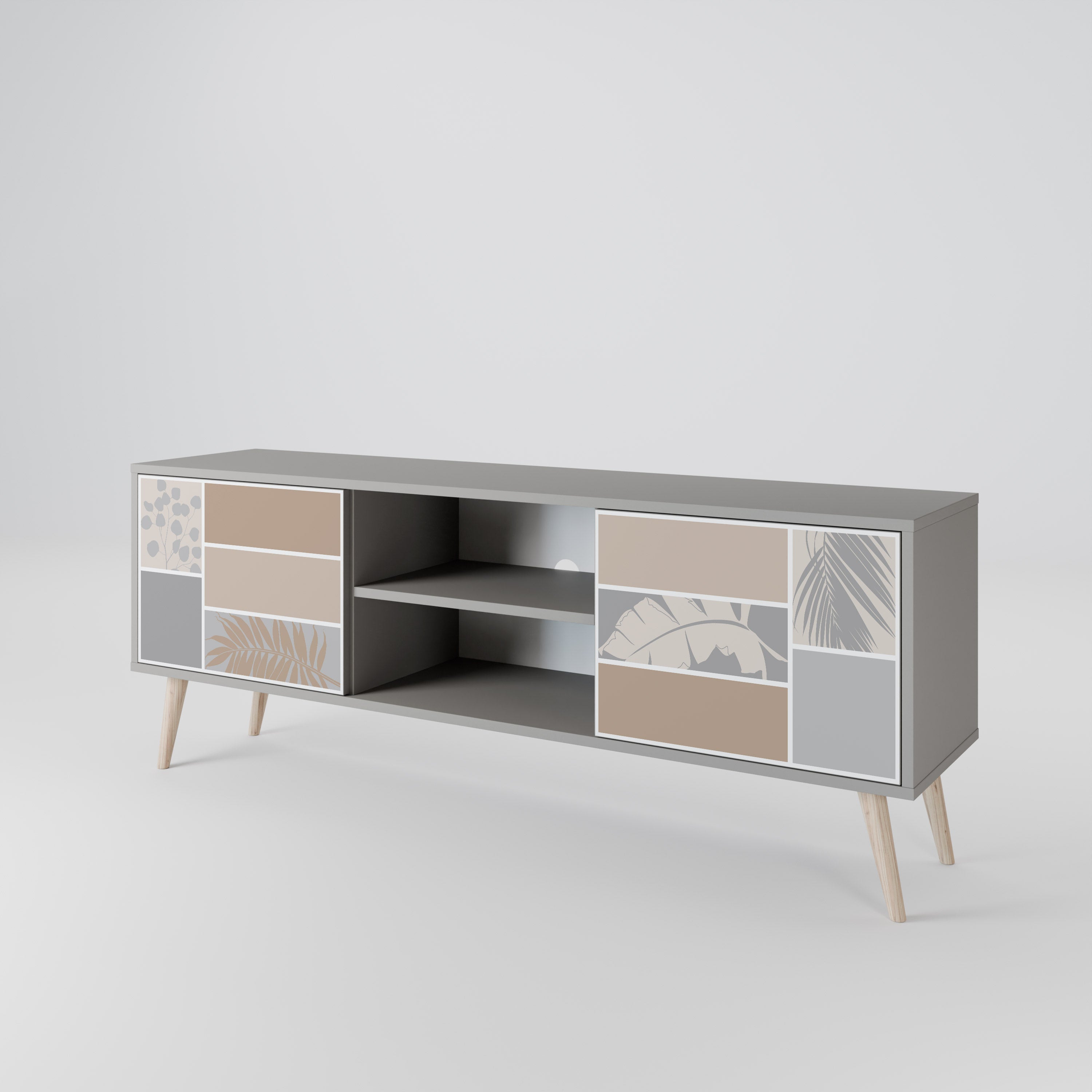 TROPICAL SHAPES 2-Door TV Cabinet