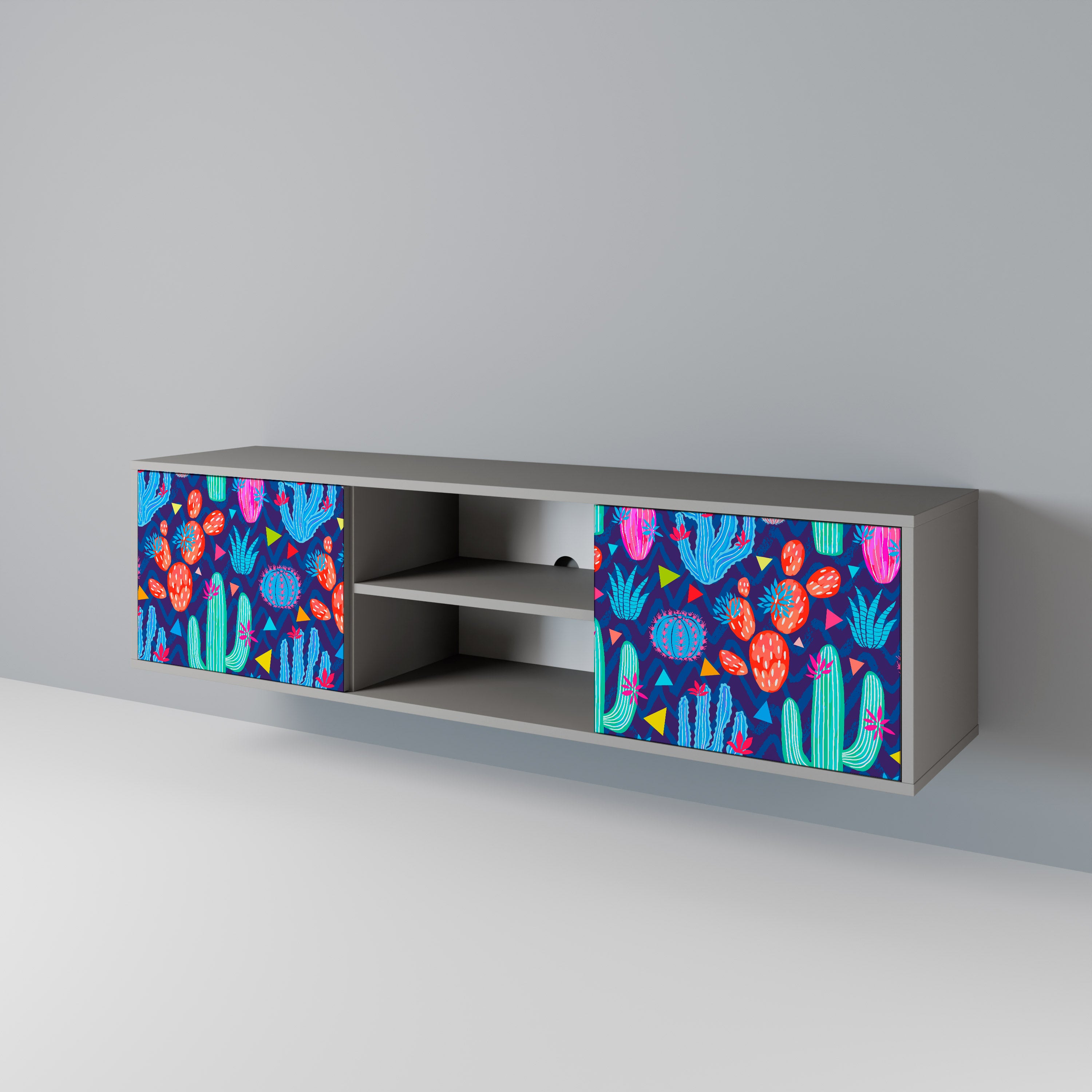 CACTUS VIBES 2-Door TV Cabinet