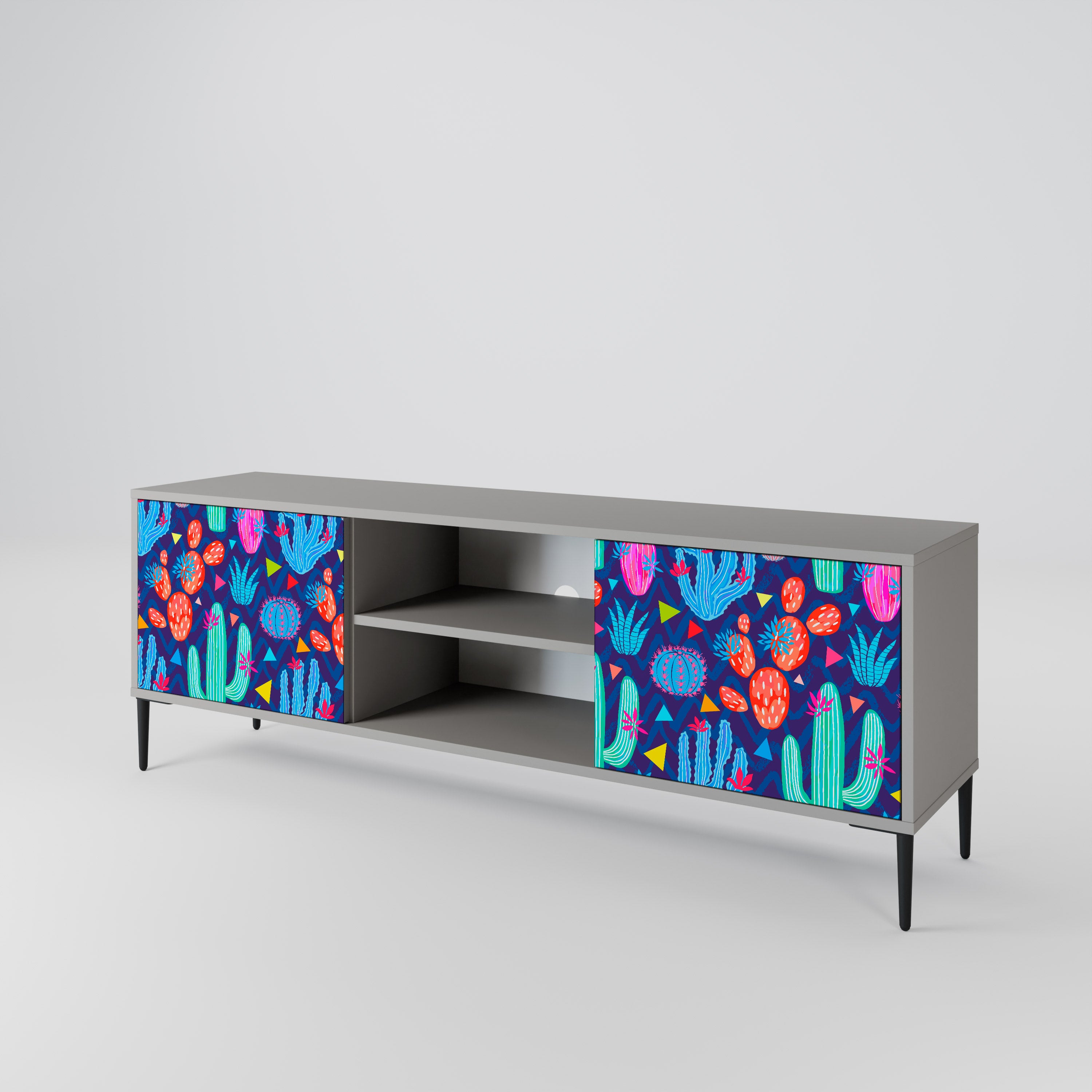 CACTUS VIBES 2-Door TV Cabinet