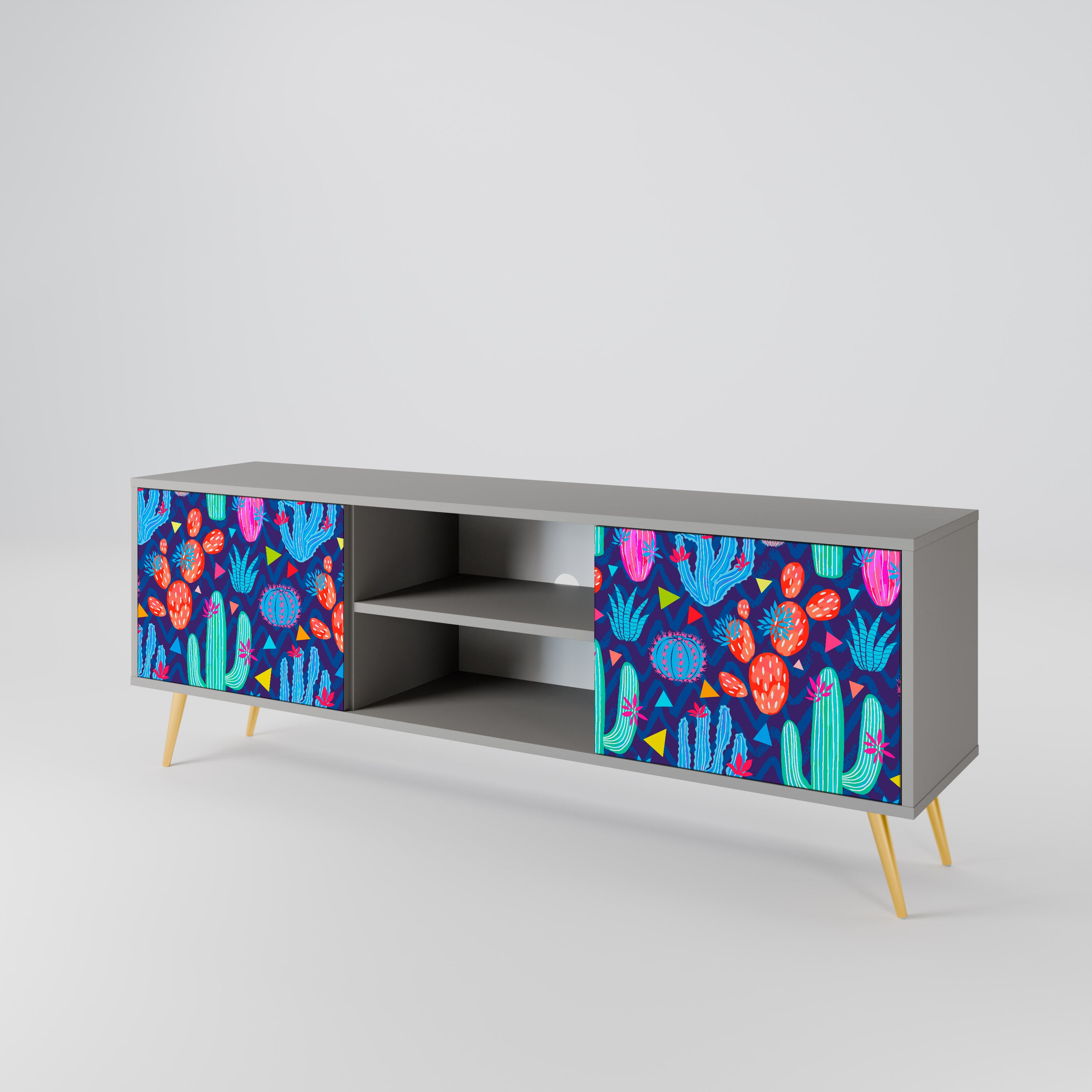 CACTUS VIBES 2-Door TV Cabinet