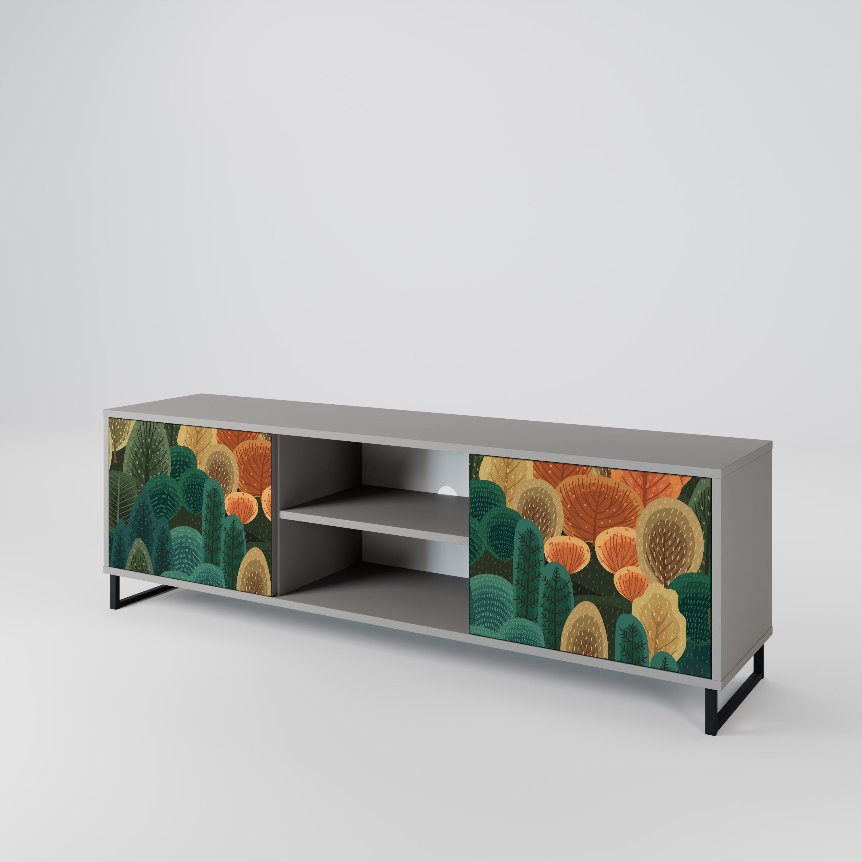AUTUMN KALEIDOSCOPE 2-Door TV Cabinet