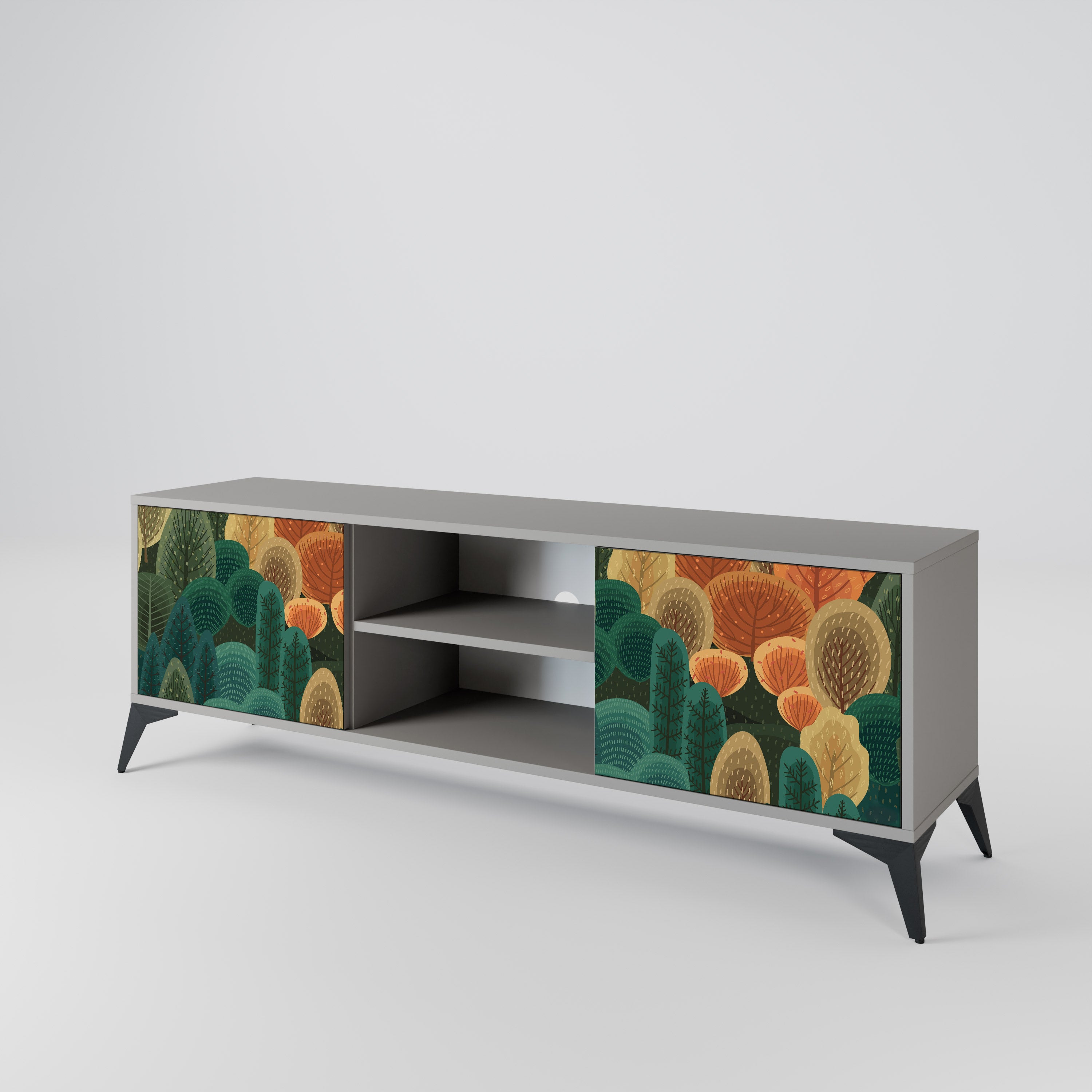 AUTUMN KALEIDOSCOPE 2-Door TV Cabinet