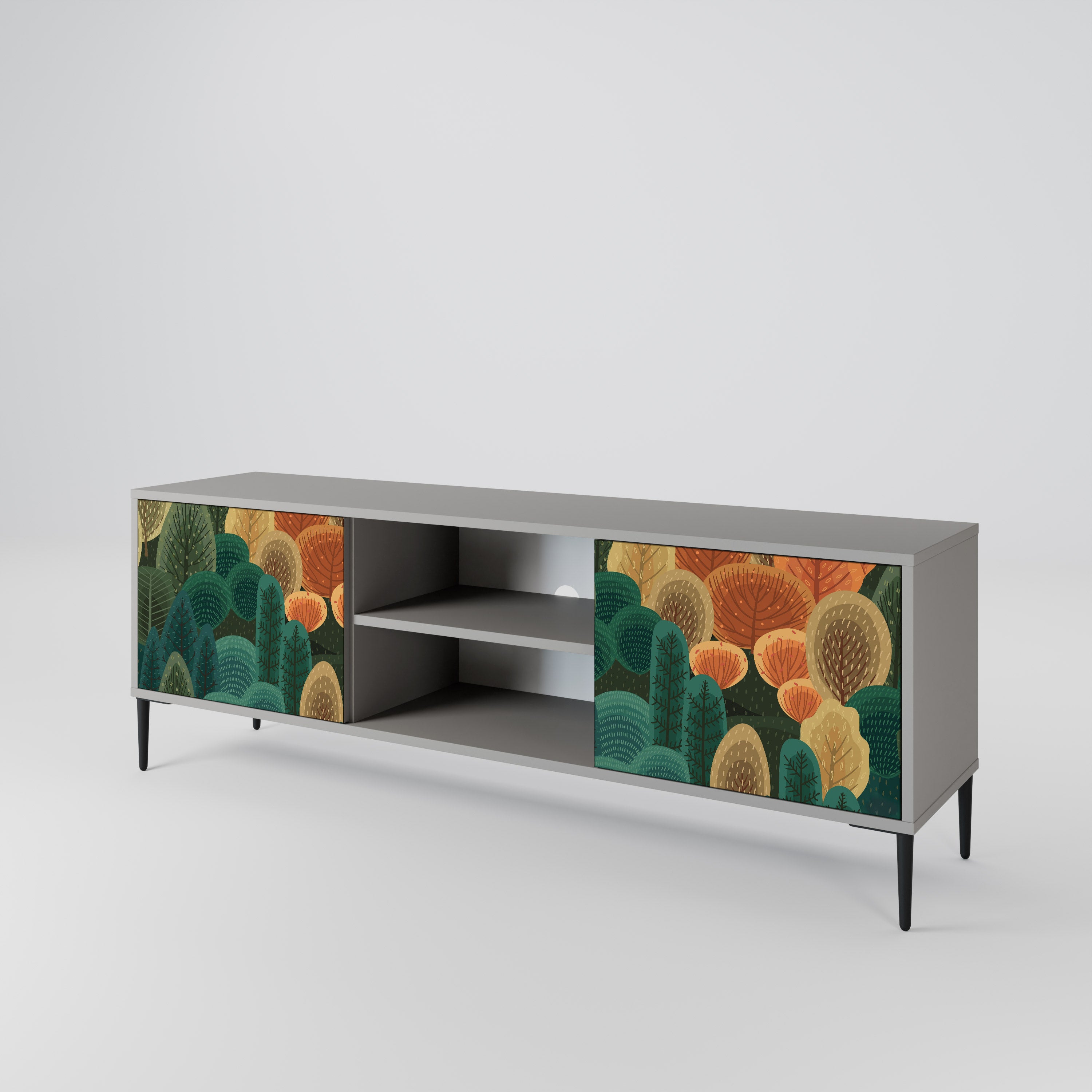 AUTUMN KALEIDOSCOPE 2-Door TV Cabinet