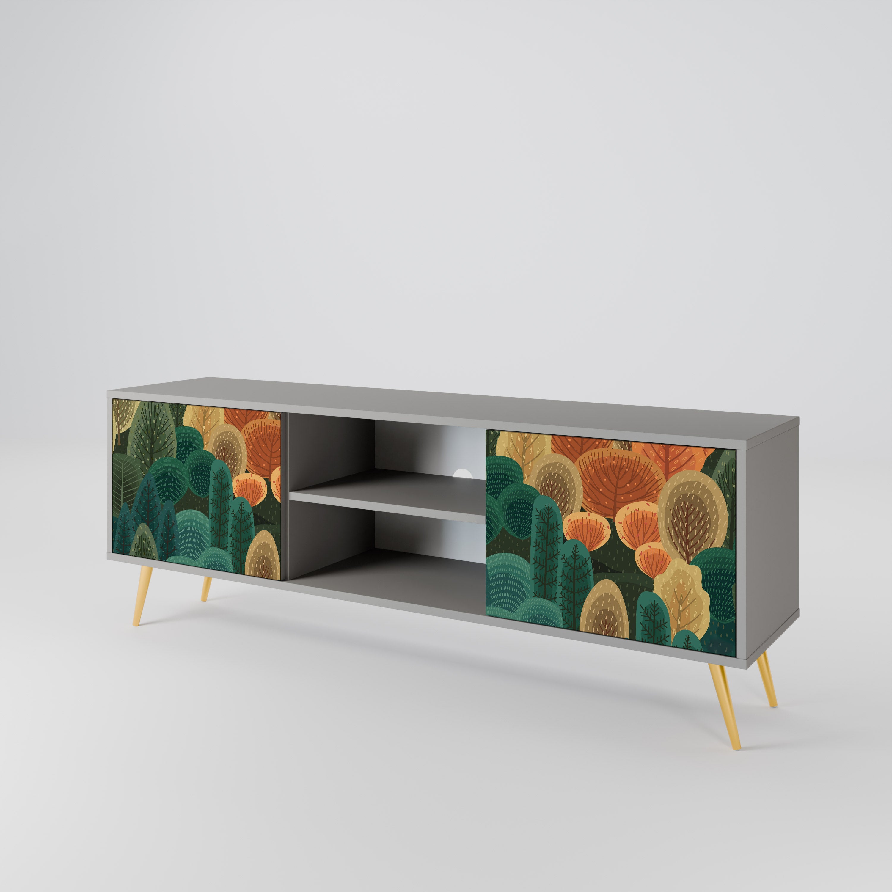 AUTUMN KALEIDOSCOPE 2-Door TV Cabinet