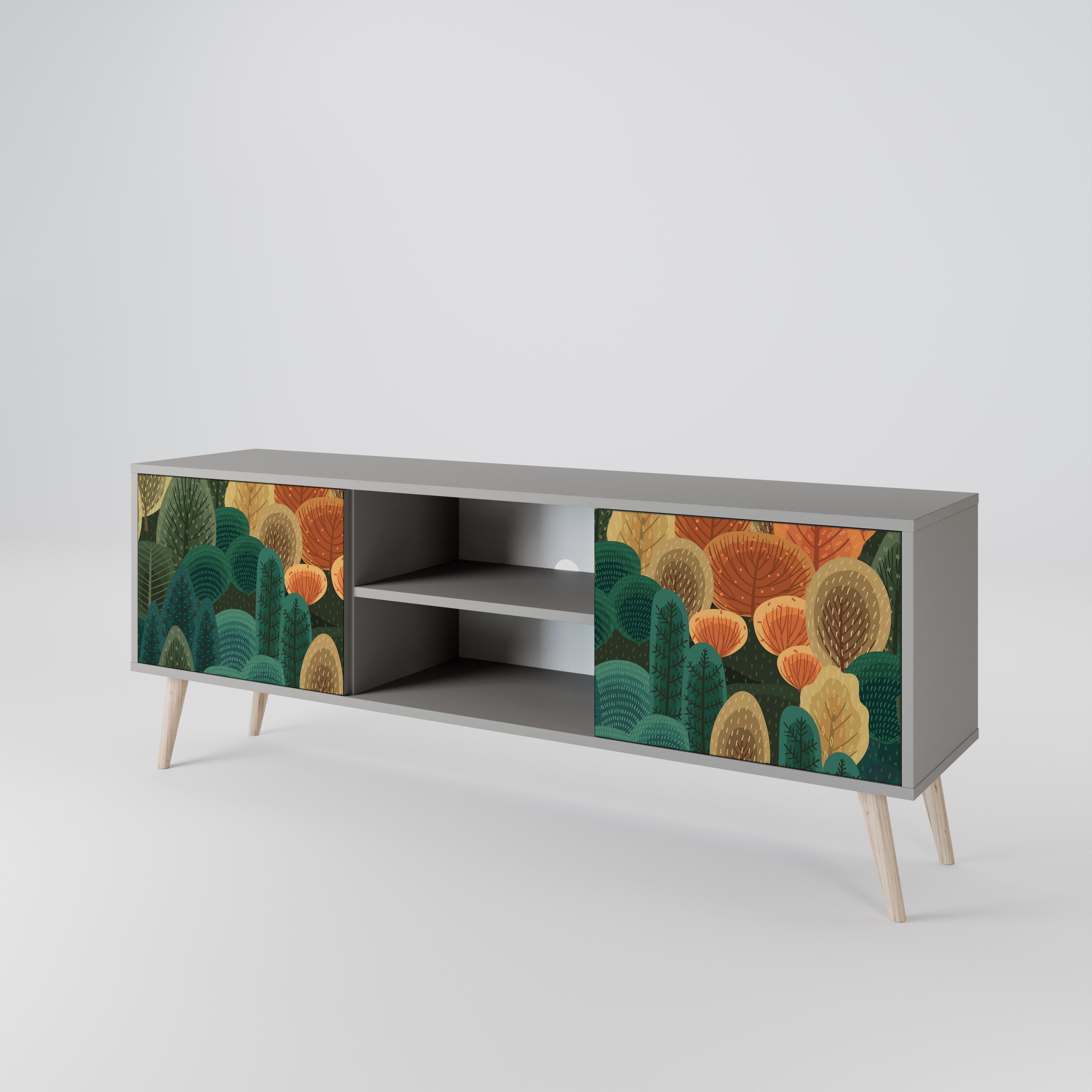 AUTUMN KALEIDOSCOPE 2-Door TV Cabinet
