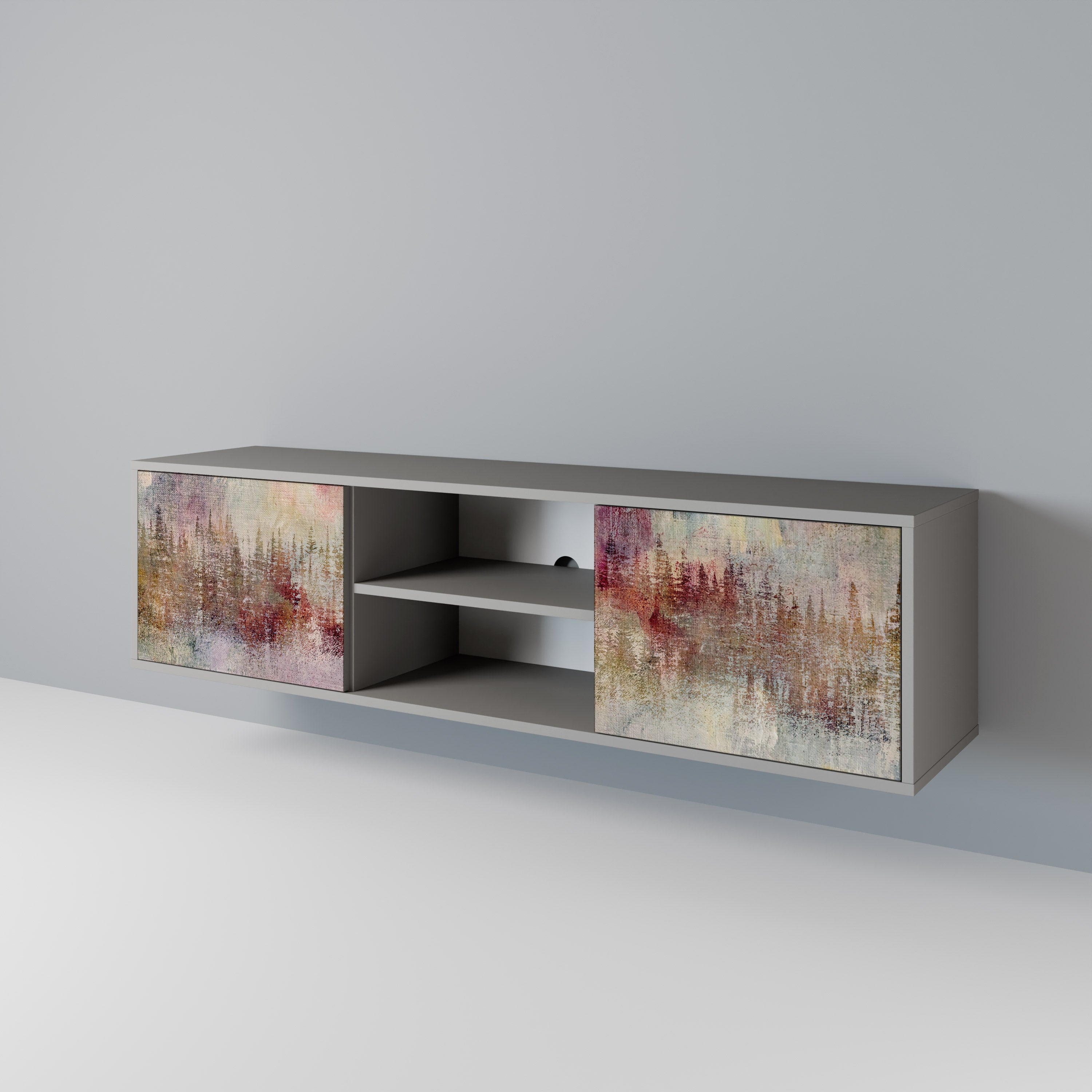 VEILED SUMMIT 2-Door TV Cabinet