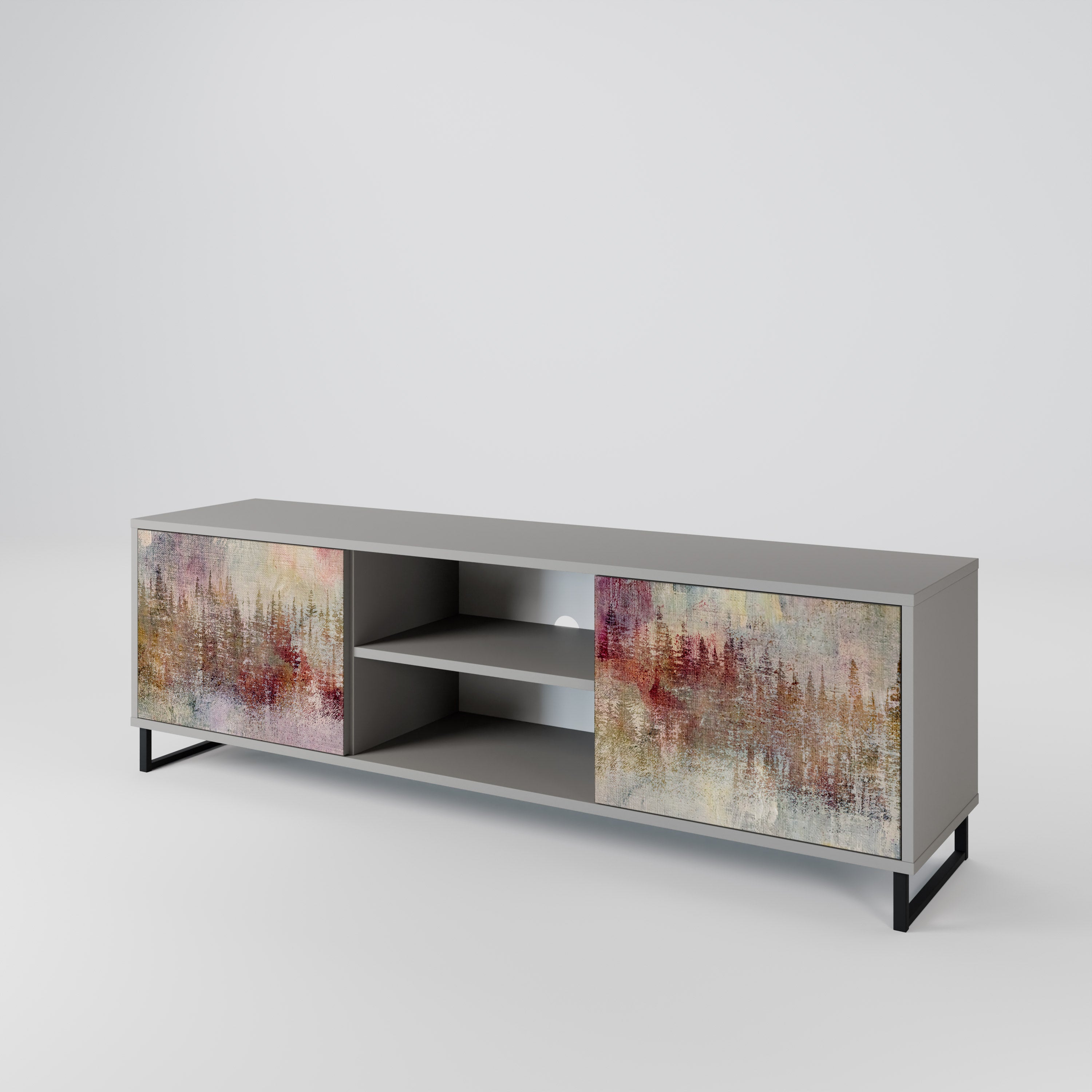 VEILED SUMMIT 2-Door TV Cabinet