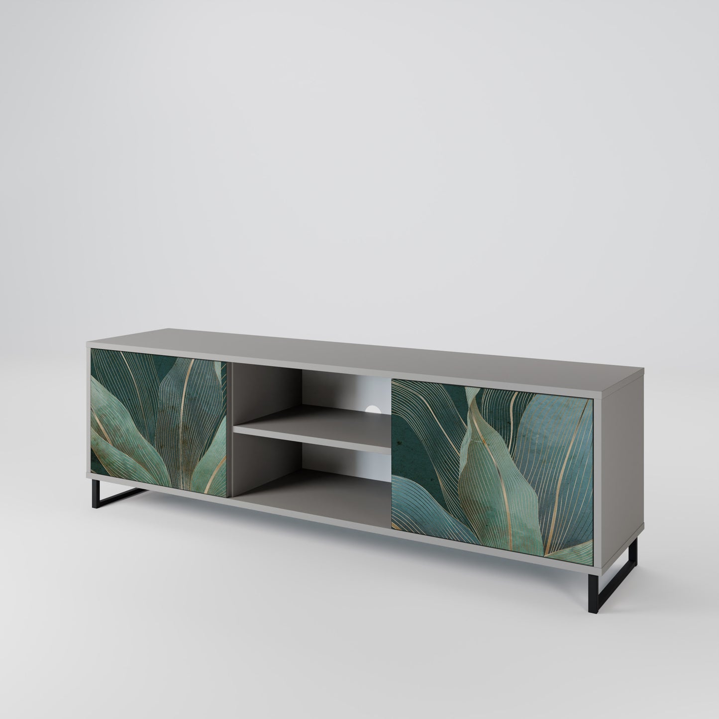 ROYAL GREEN Dvoudveřový TV stolek