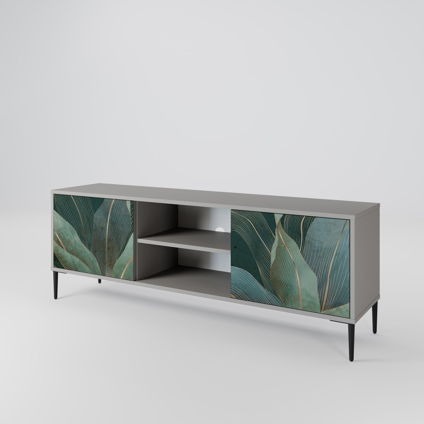 ROYAL GREEN Dvoudveřový TV stolek