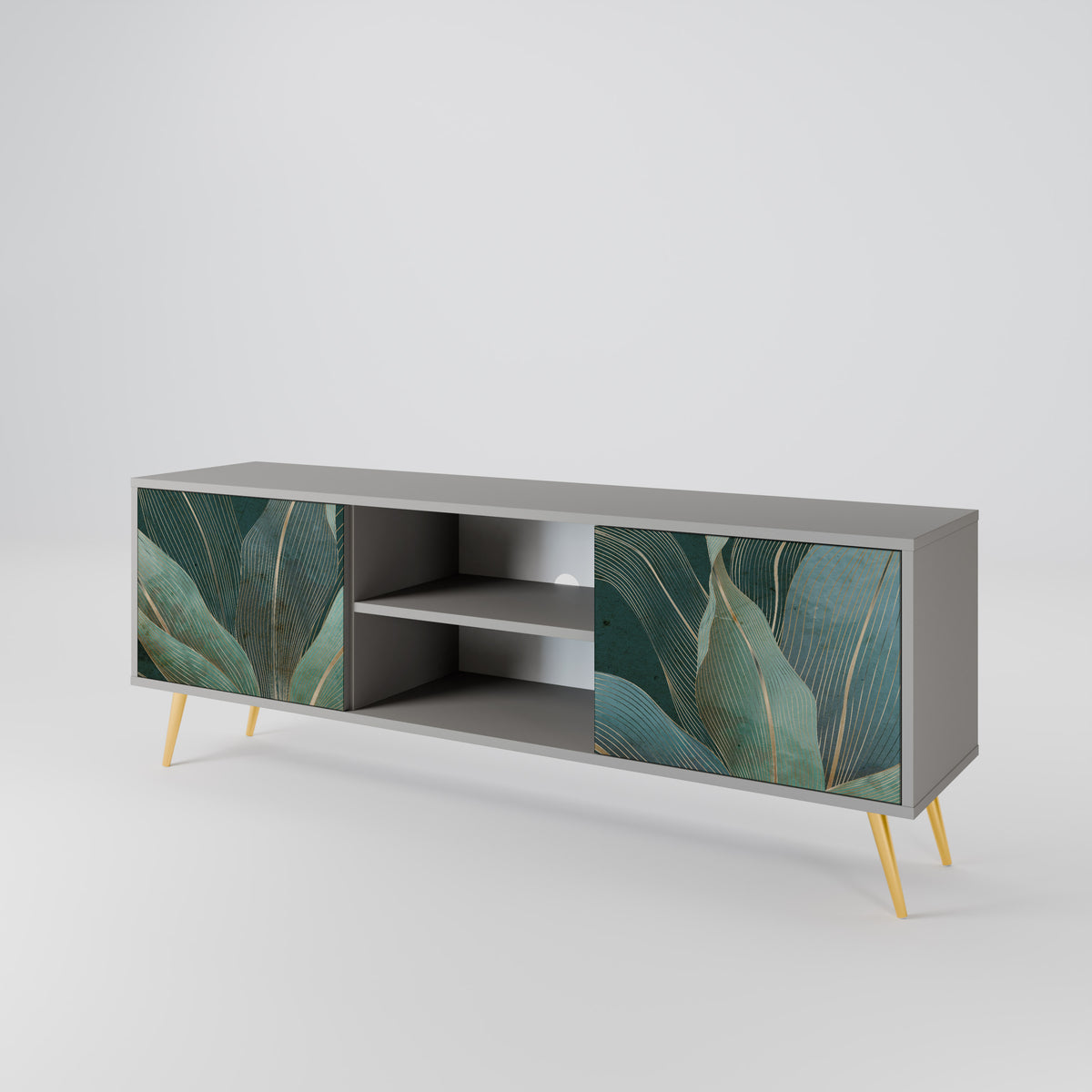 ROYAL GREEN Dvoudveřový TV stolek