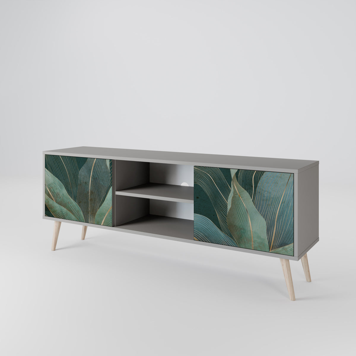 ROYAL GREEN Dvoudveřový TV stolek