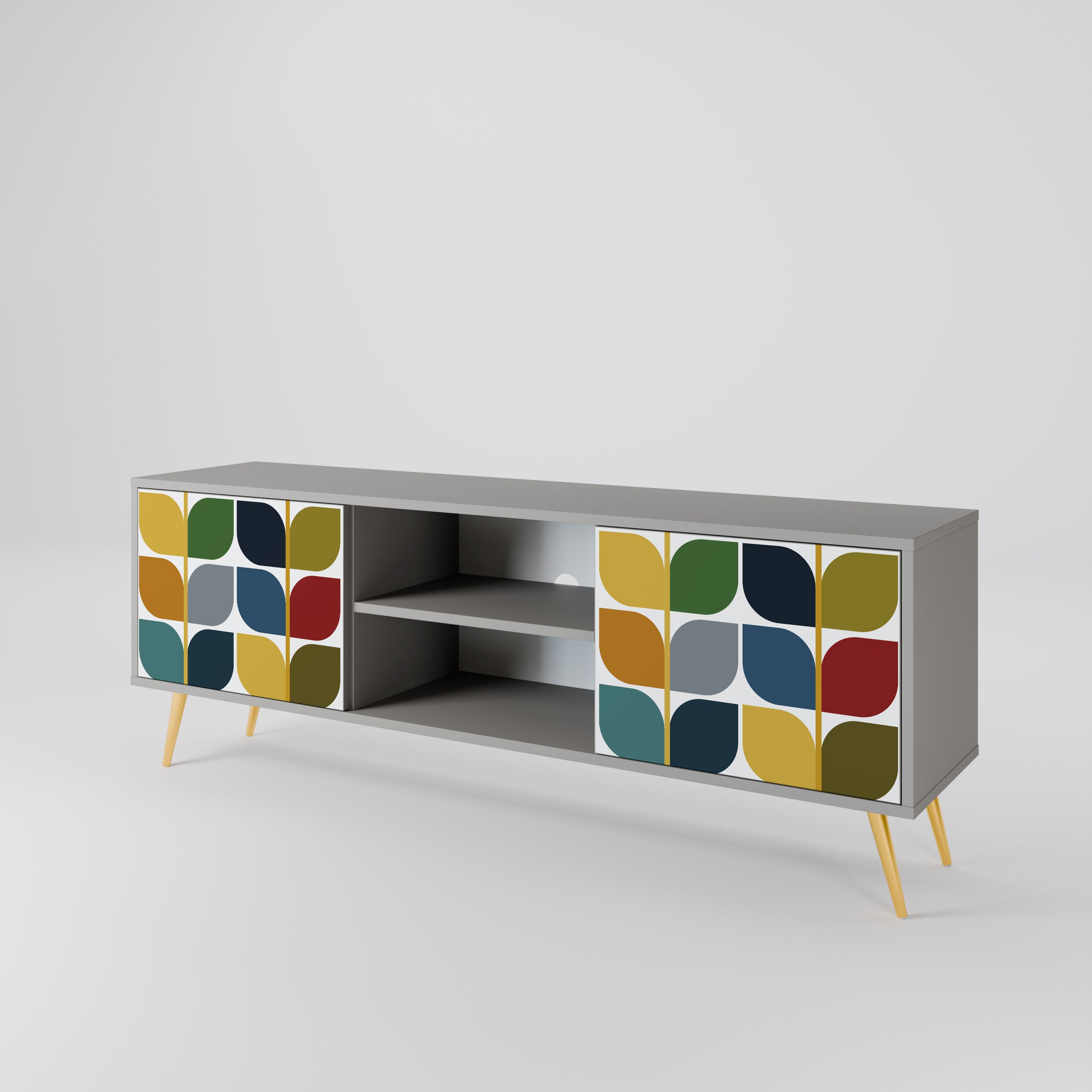 WEIGHTLESS HOURS 2-Door TV Cabinet