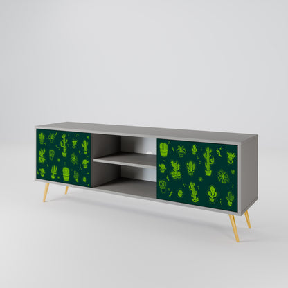 DESERT GREEN Dvoudveřový TV stolek