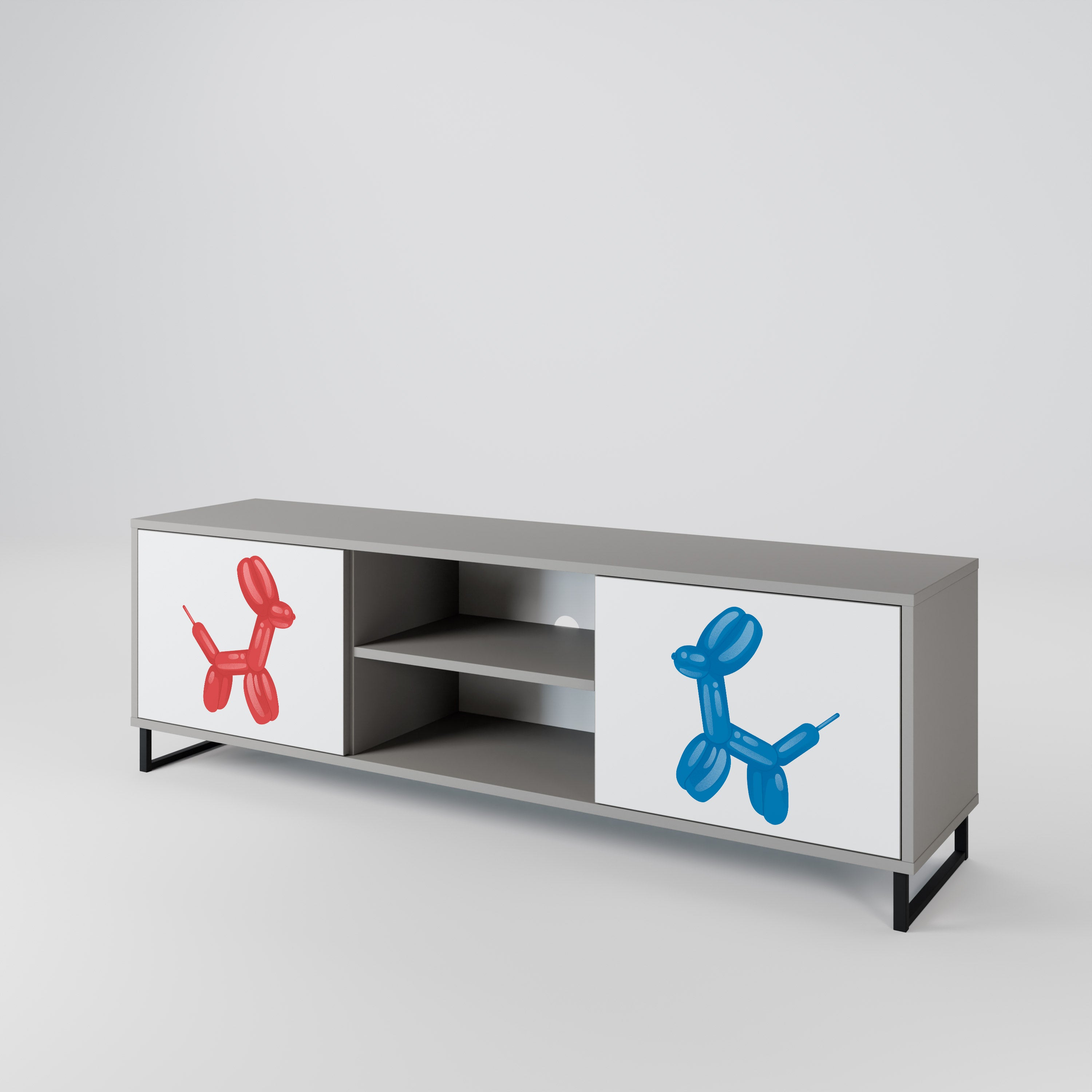 CHILDHOOD MEMORY 2-Door TV Cabinet