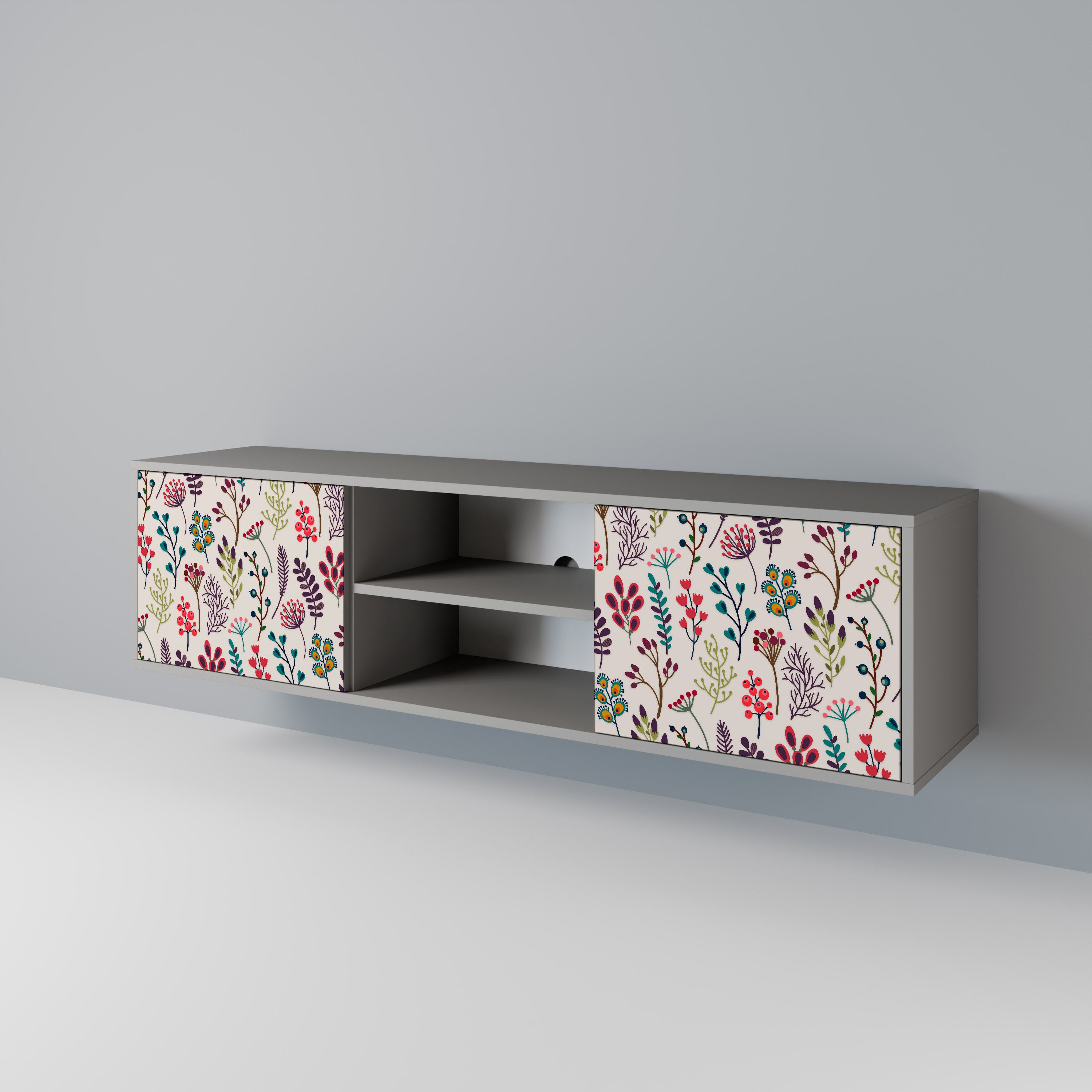 AUTUMN SUNDRIES 2-Door TV Cabinet