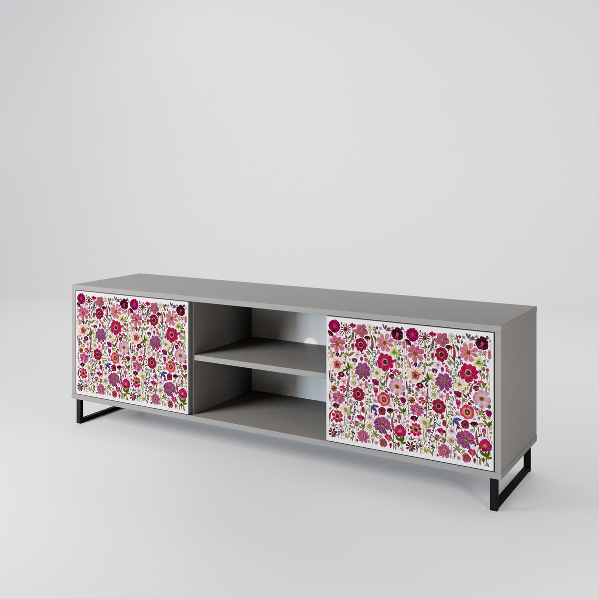 PETAL GARDEN Dvoudveřový TV stolek