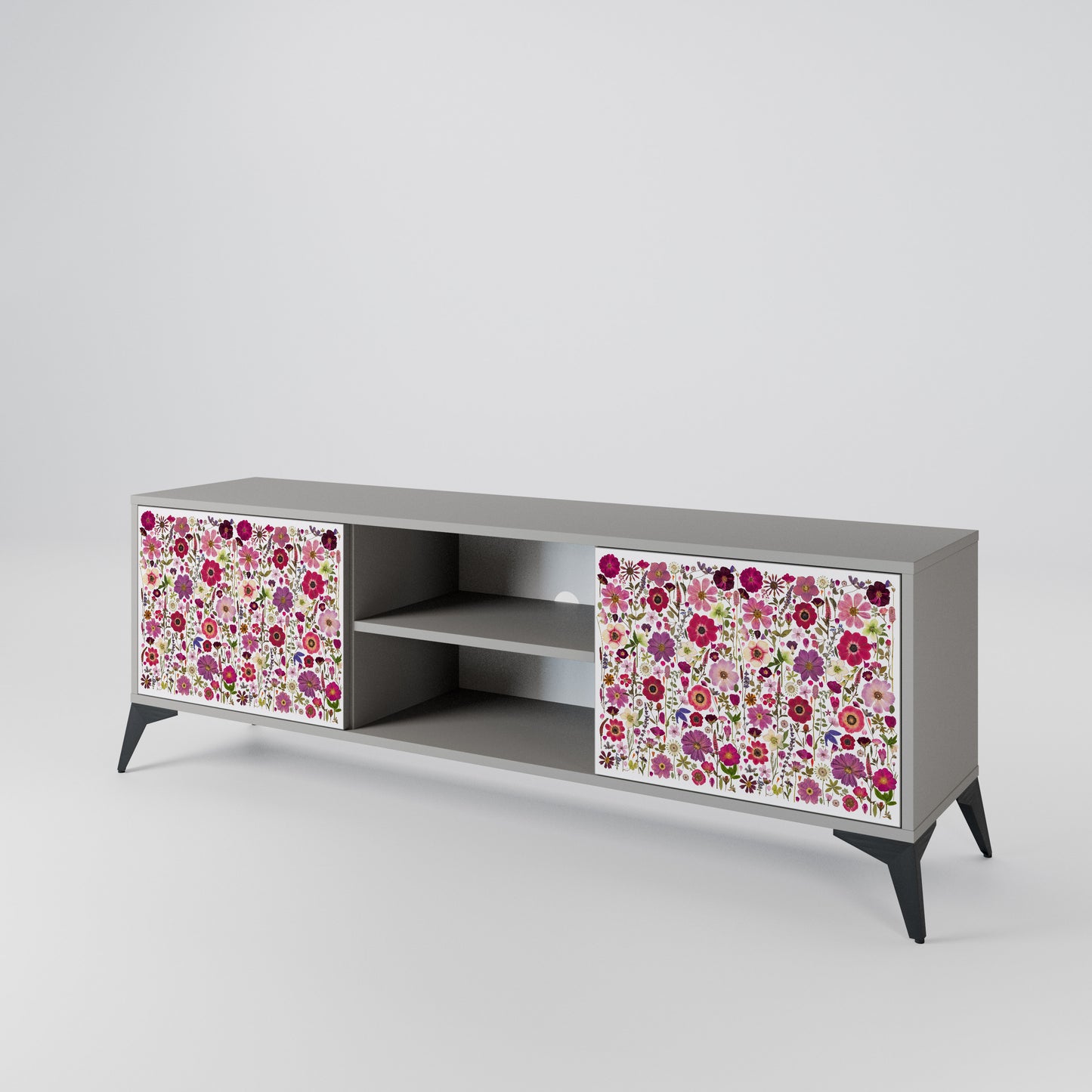 PETAL GARDEN Dvoudveřový TV stolek