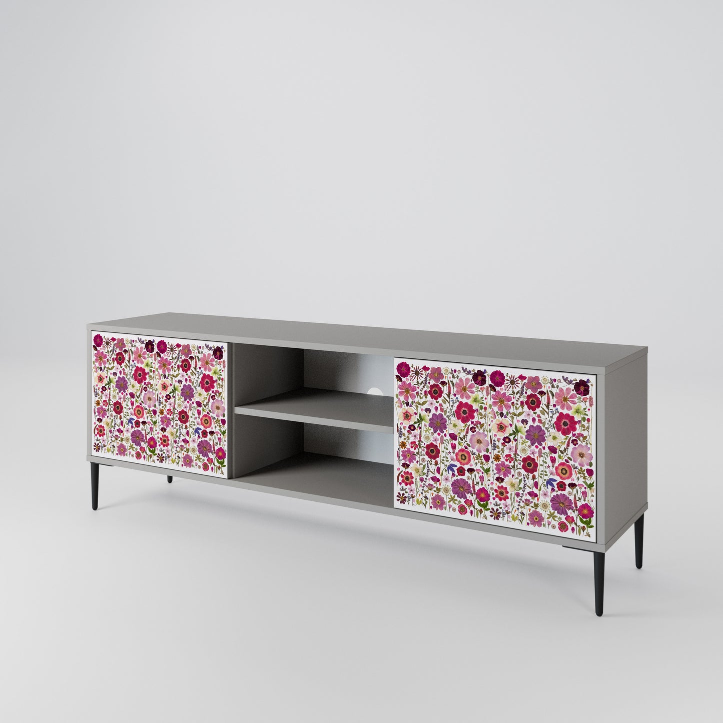 PETAL GARDEN Dvoudveřový TV stolek
