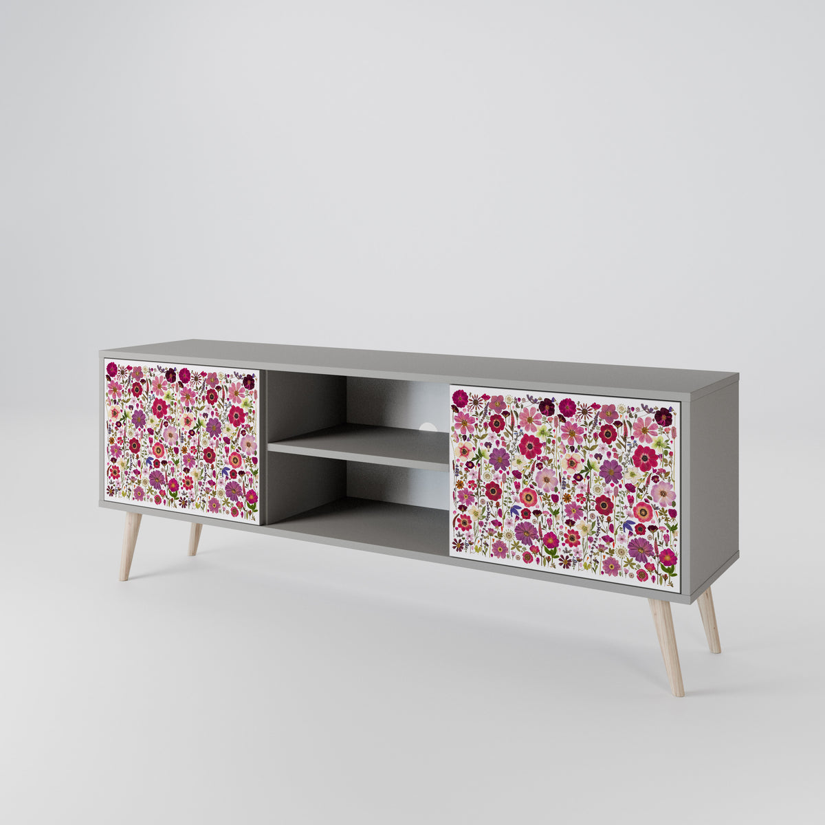 PETAL GARDEN Dvoudveřový TV stolek
