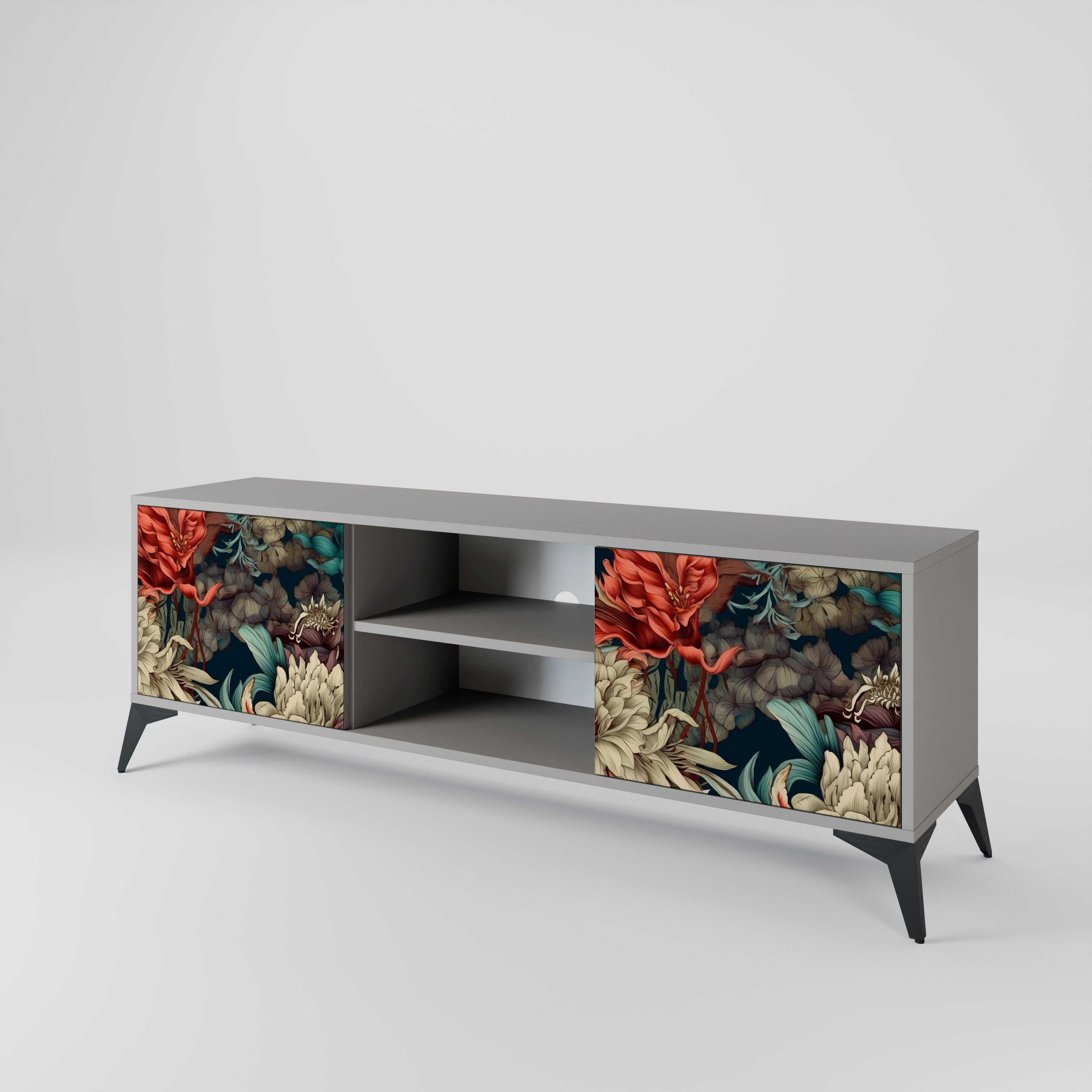 SPROUTING GRACE 2-Door TV Cabinet