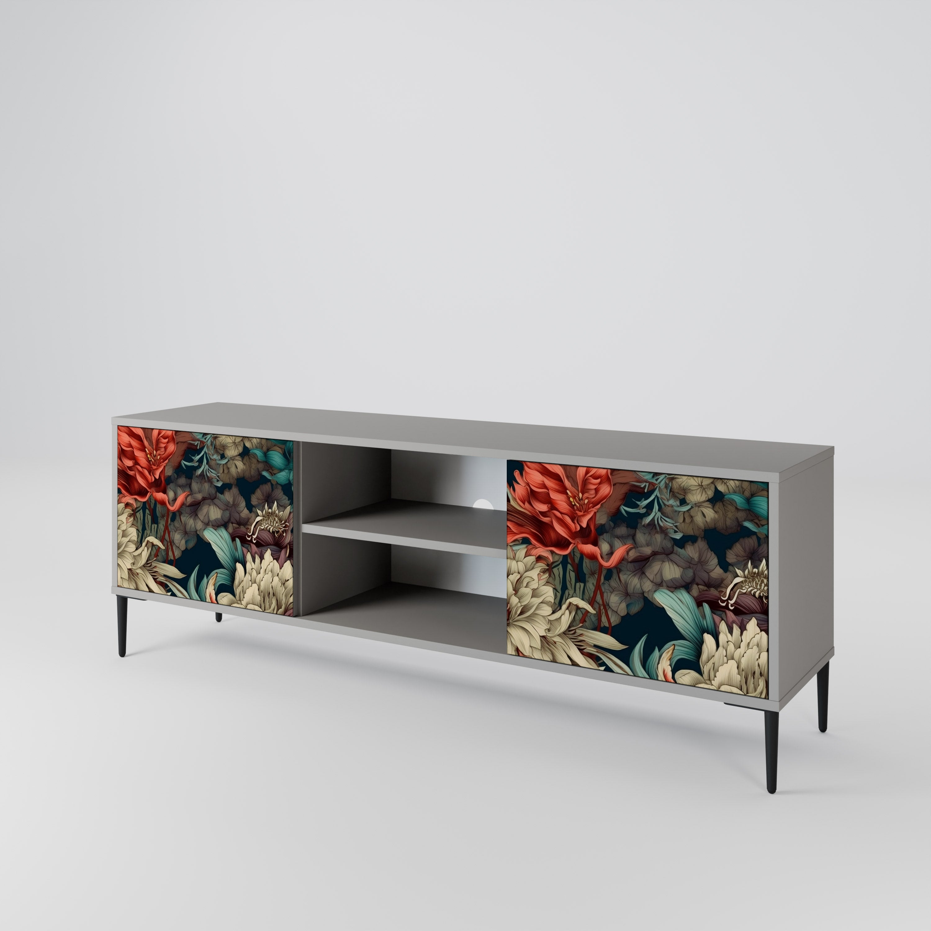 SPROUTING GRACE 2-Door TV Cabinet