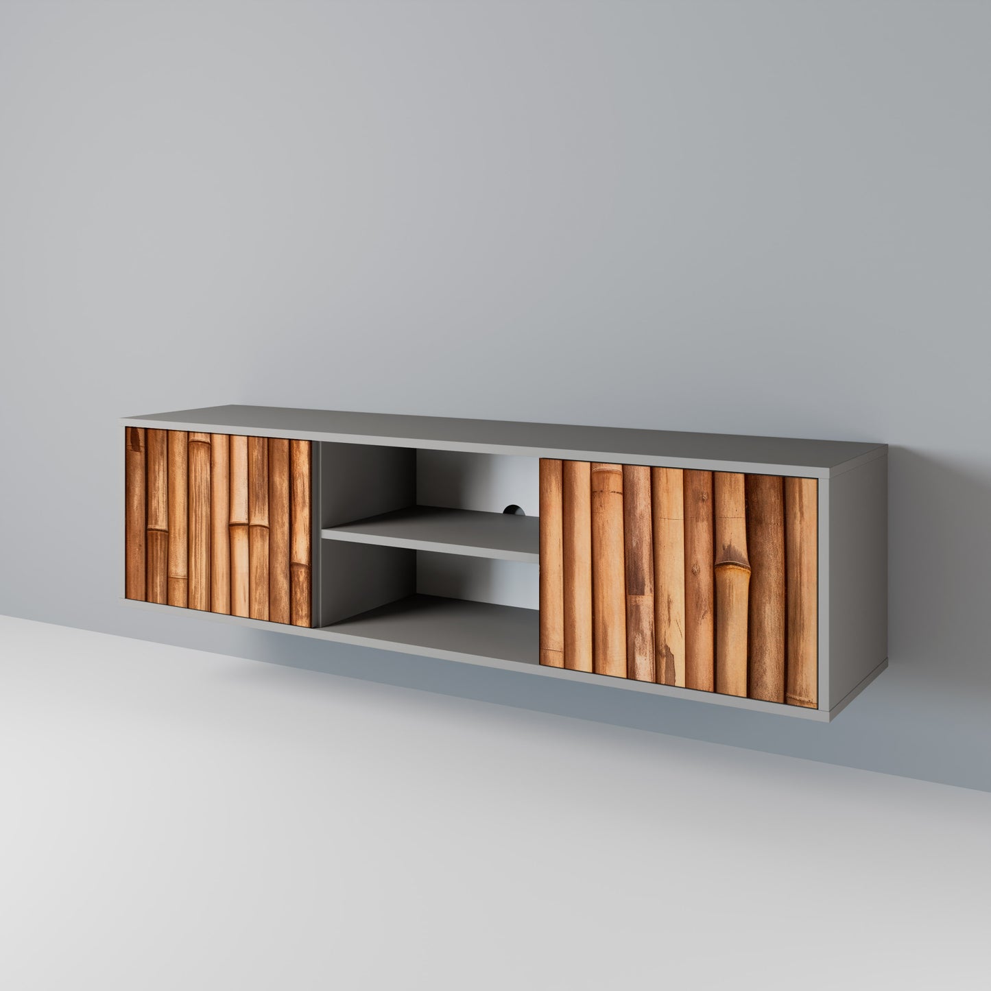NATURAL WOOD Dvoudveřový TV stolek
