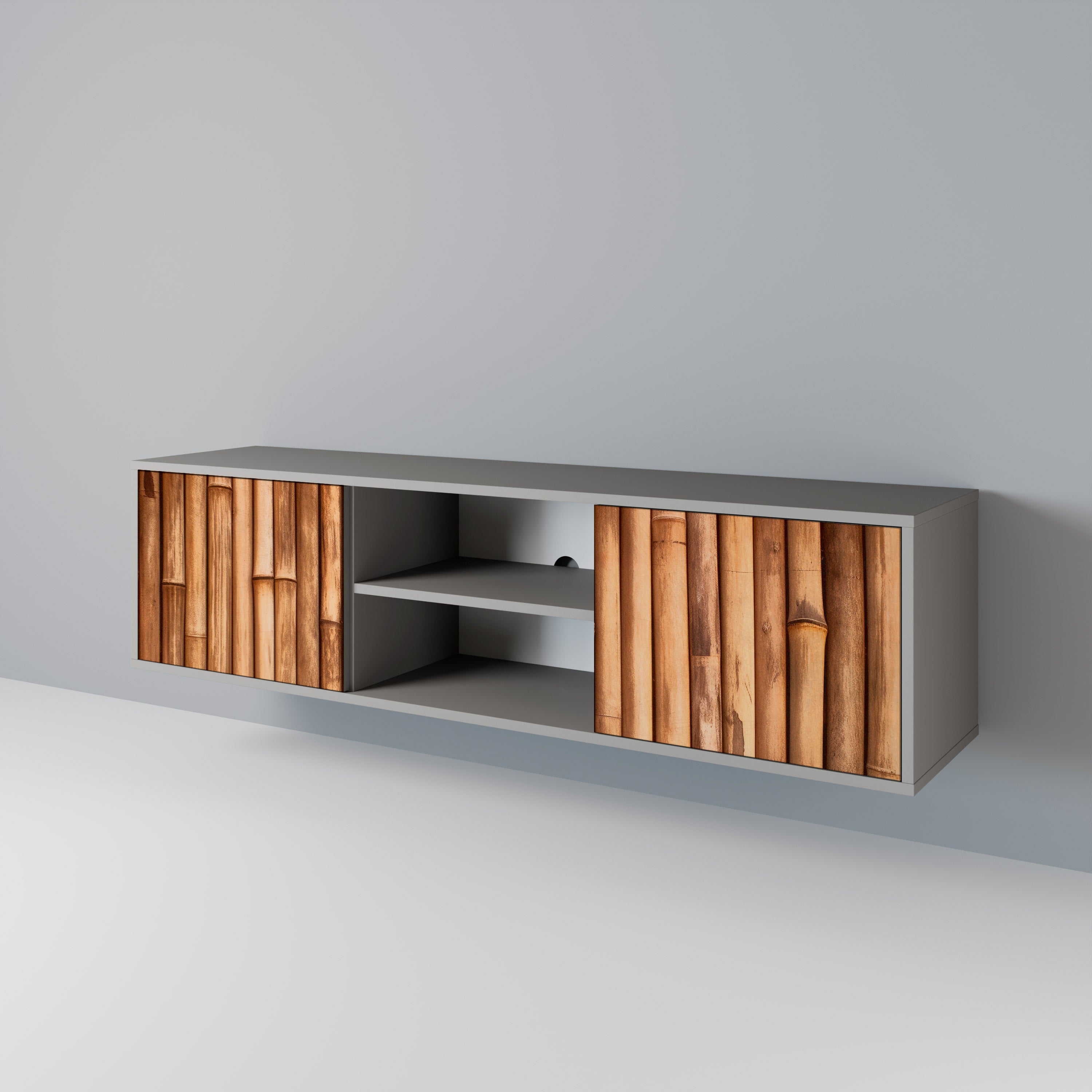 NATURAL WOOD Dvoudveřový TV stolek