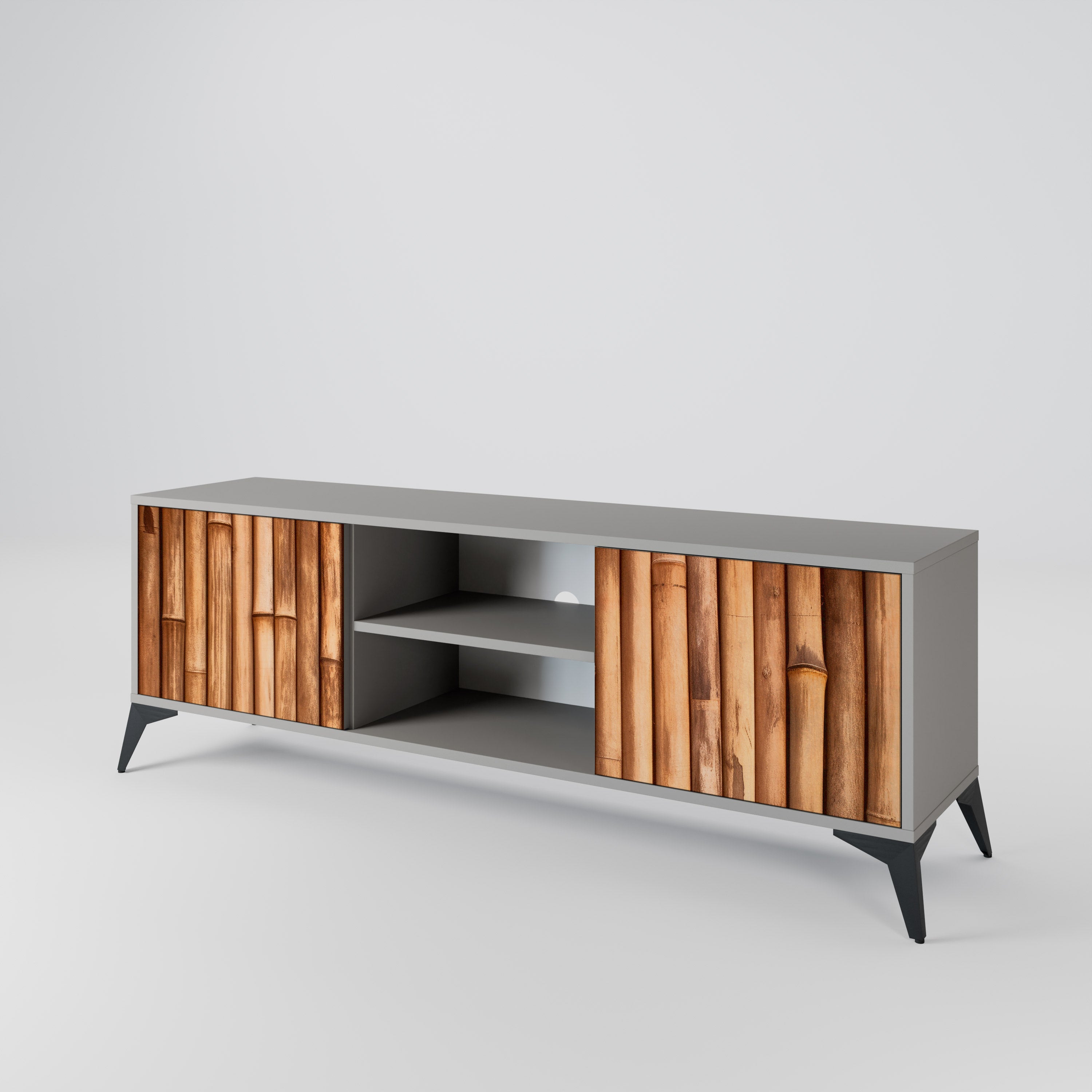 NATURAL WOOD Dvoudveřový TV stolek