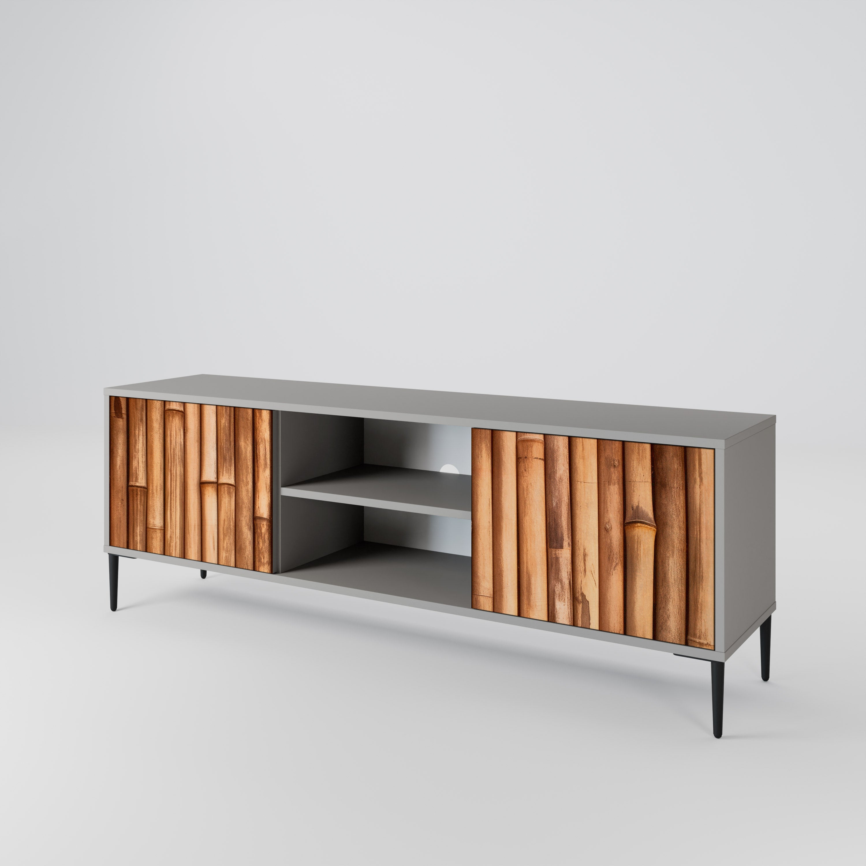 NATURAL WOOD Dvoudveřový TV stolek
