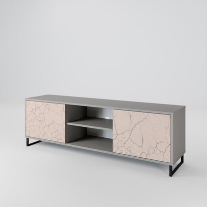 CERAMIC TEXTURE Dvoudveřový TV stolek