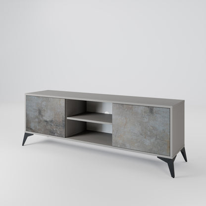 CONCRETE WALL Dvoudveřový TV stolek