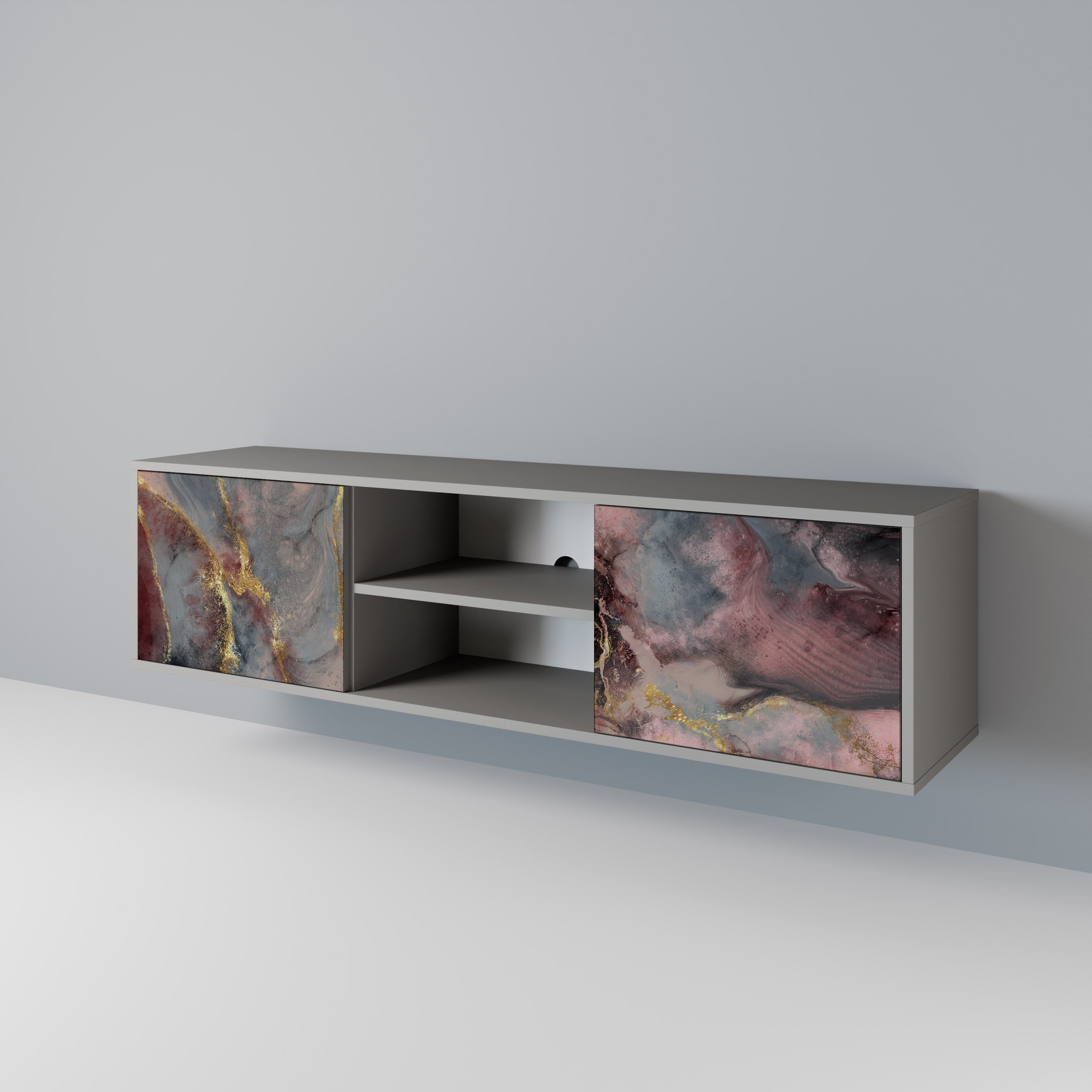 GOLDEN TIDES 2-Door TV Cabinet