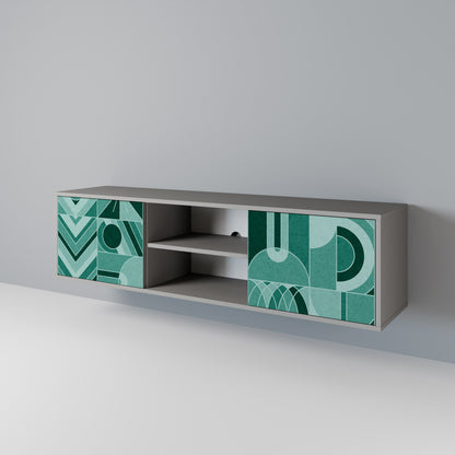 HARMONIC GRID Dvoudveřový TV stolek
