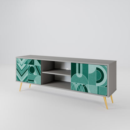 HARMONIC GRID Dvoudveřový TV stolek