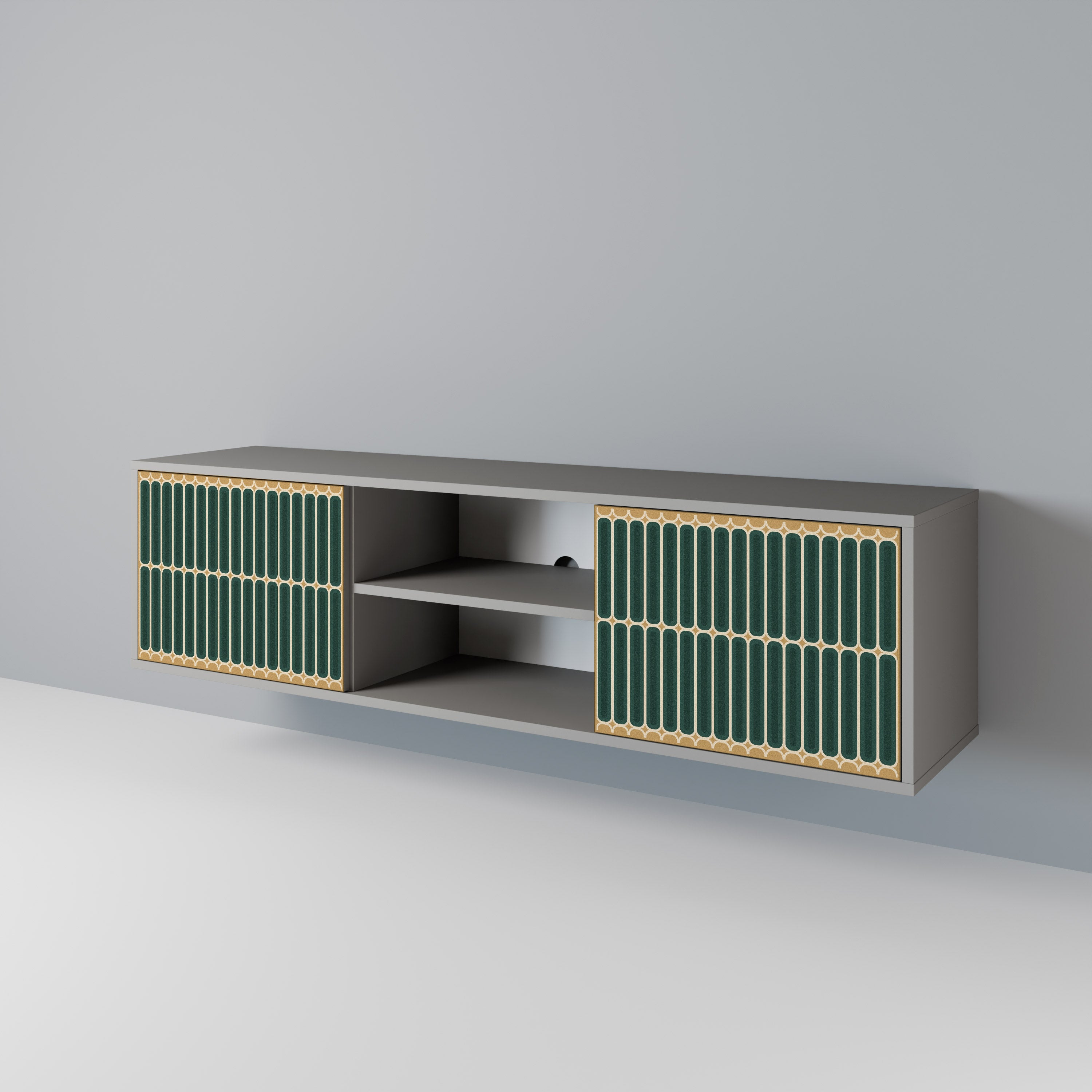 ILUSION GATE 2-Door TV Cabinet