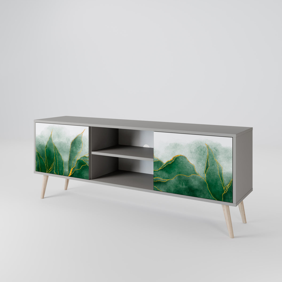 EXPENSIVE NATURE Dvoudveřový TV stolek