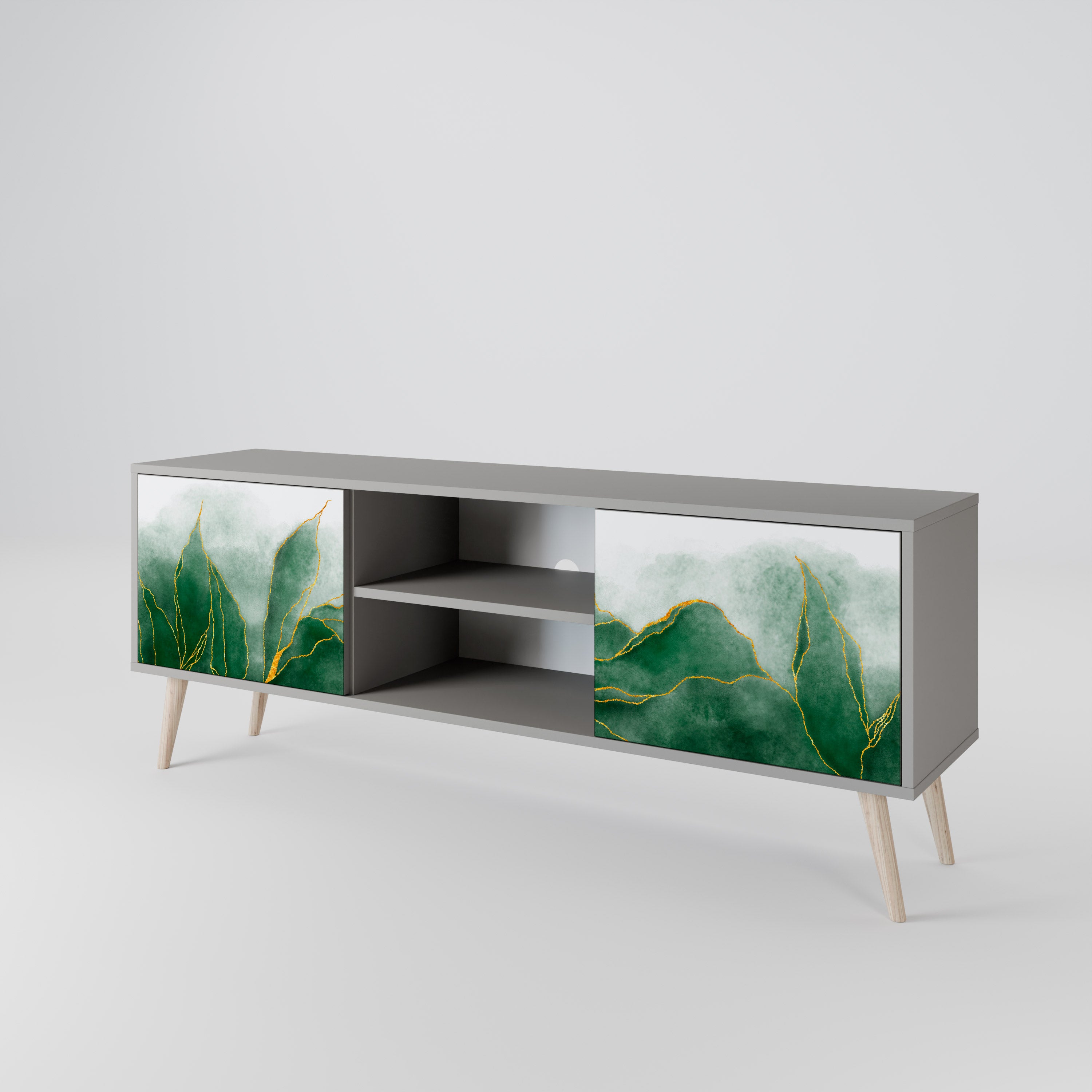 EXPENSIVE NATURE 2-Door TV Cabinet