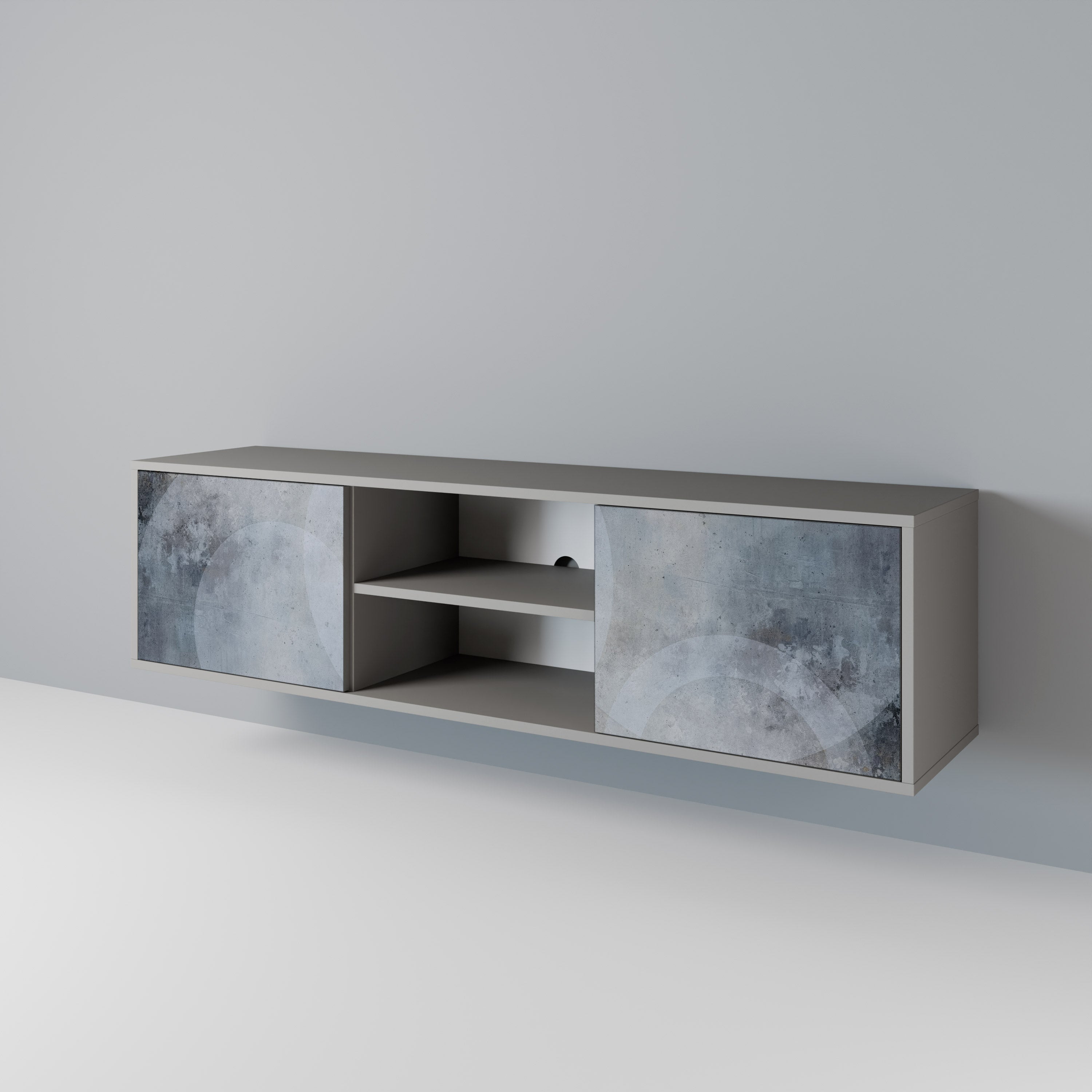 MUTED ARC 2-Door TV Cabinet