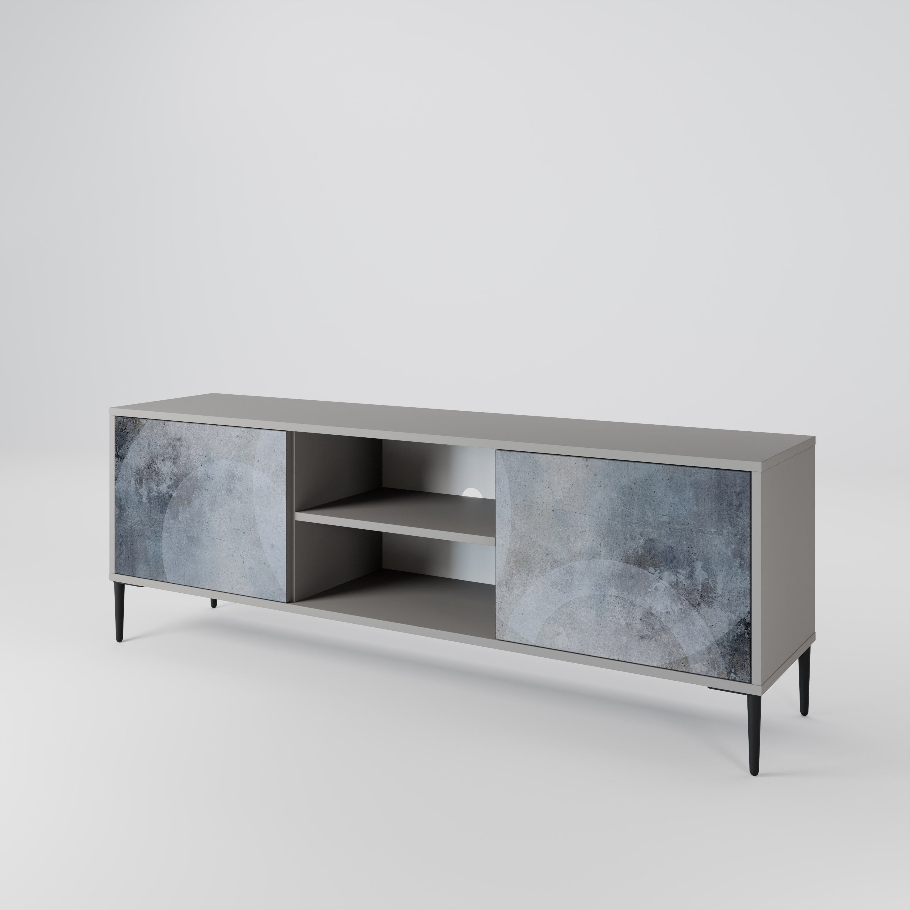 MUTED ARC 2-Door TV Cabinet