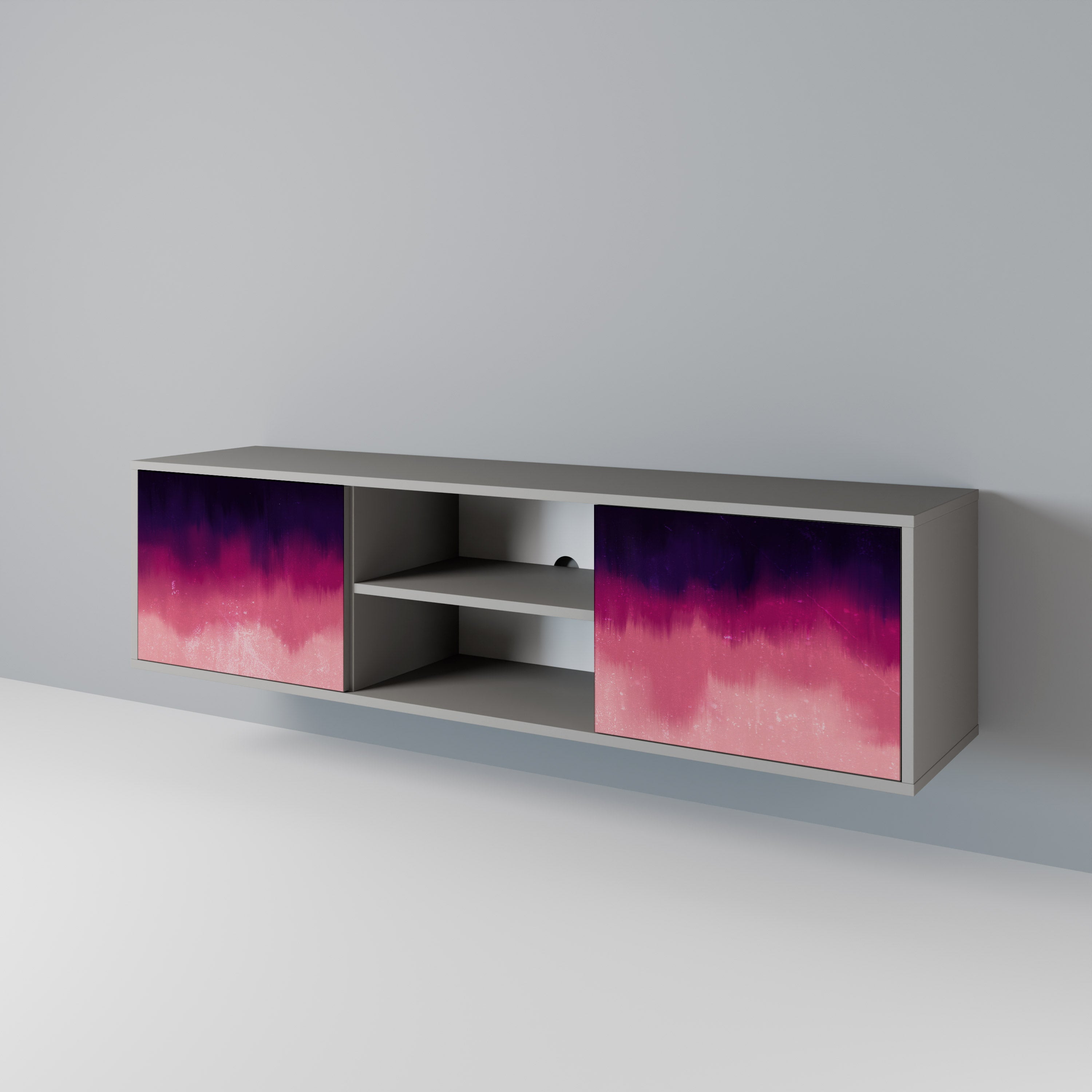 AURORA BOREALIS 2-Door TV Cabinet