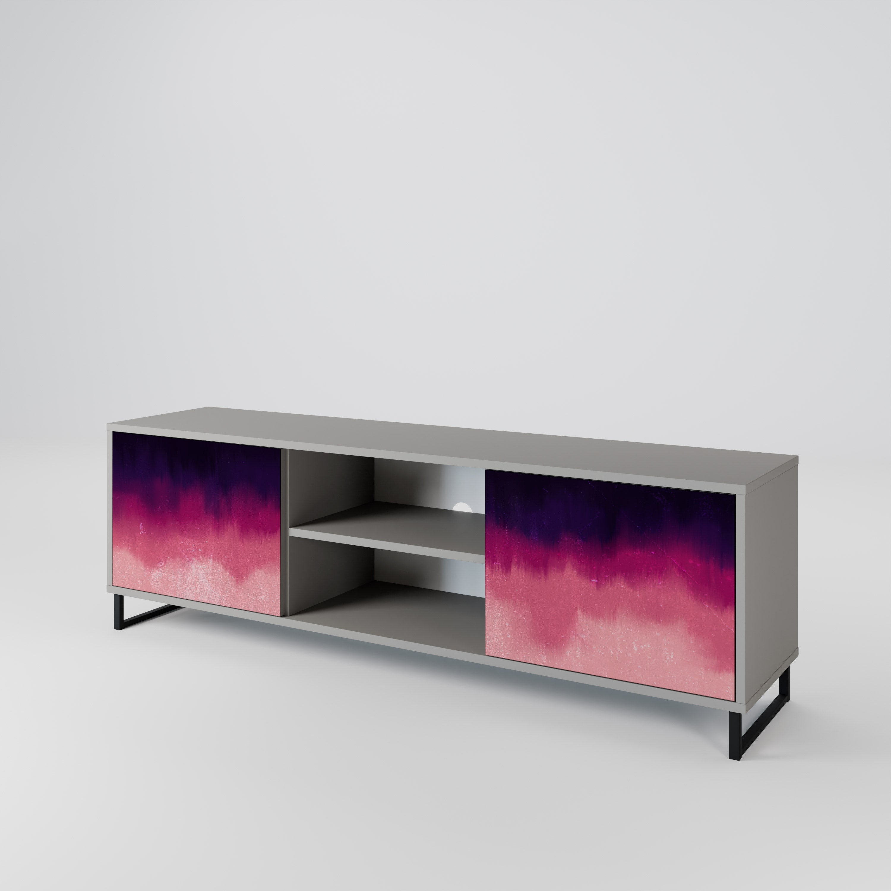 AURORA BOREALIS 2-Door TV Cabinet