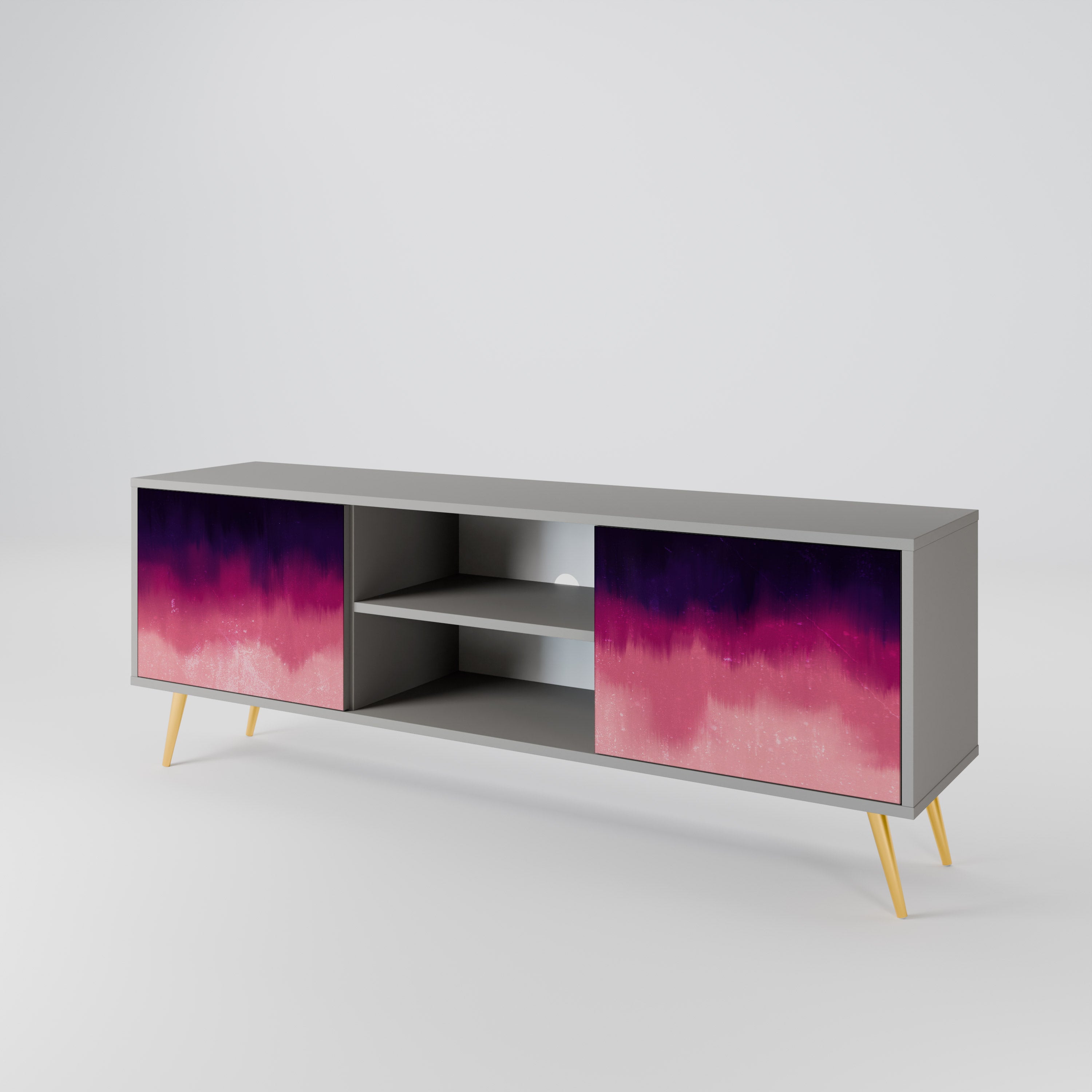 AURORA BOREALIS 2-Door TV Cabinet