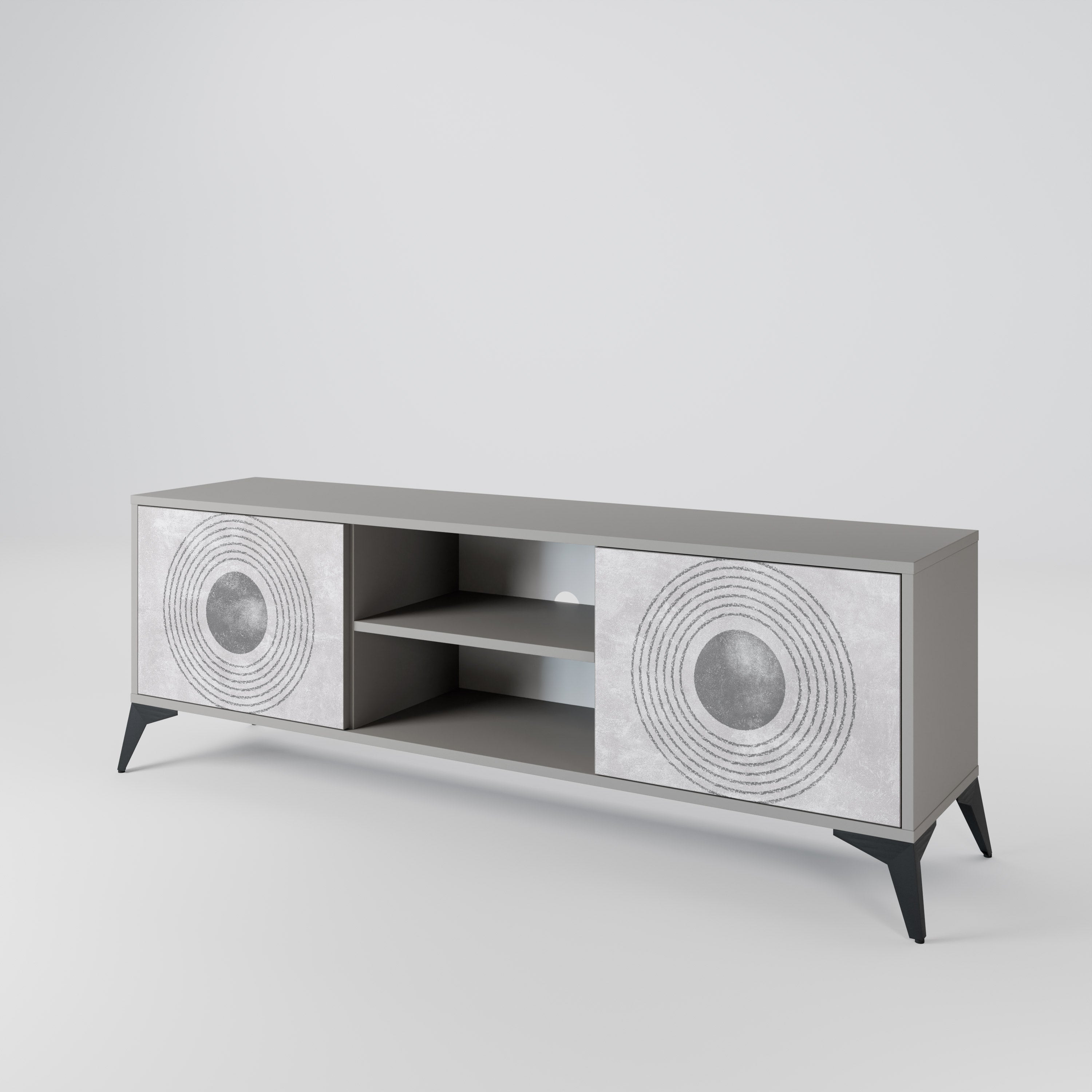SOLID CIRCLES 2-Door TV Cabinet