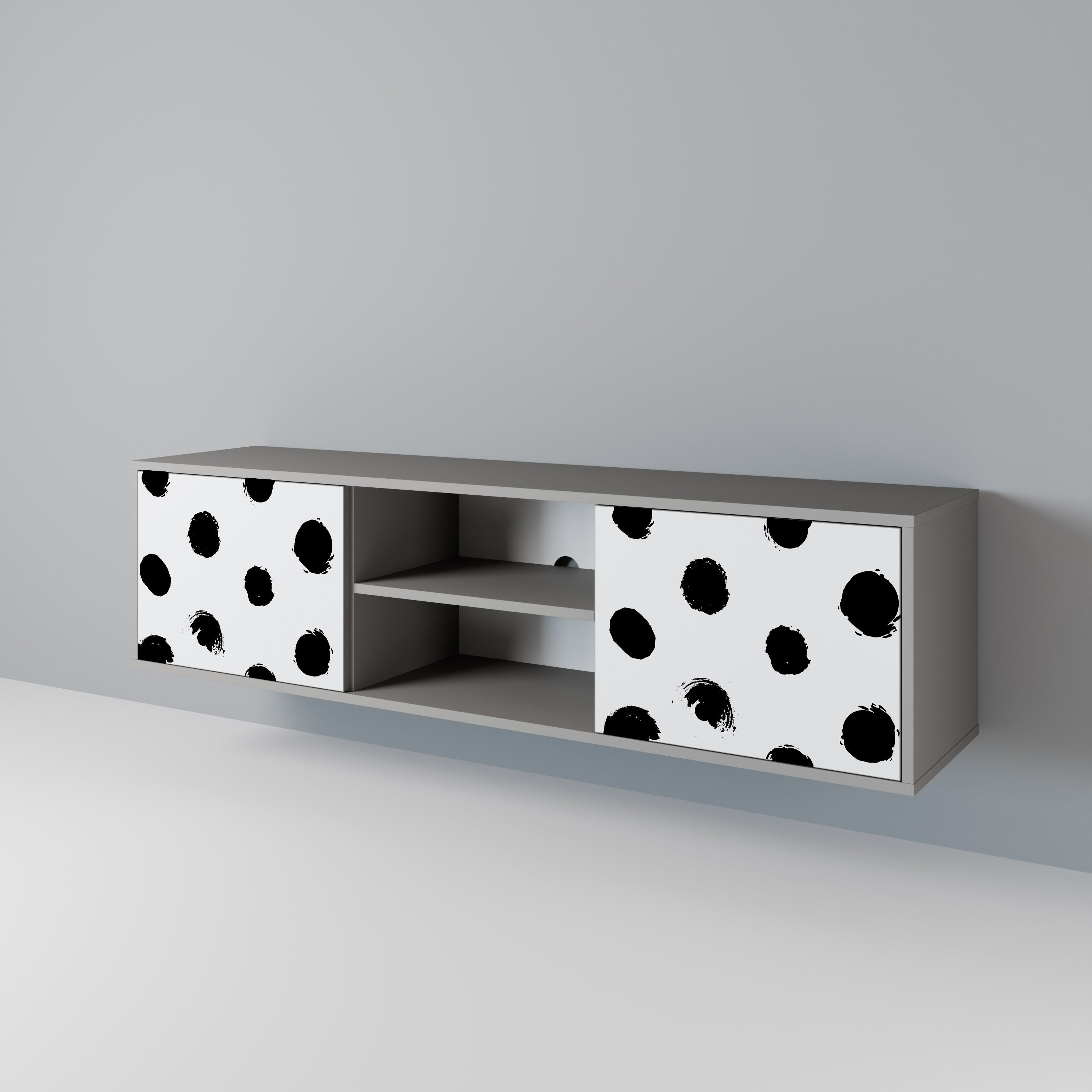 SLIPPING MINUTES 2-Door TV Cabinet